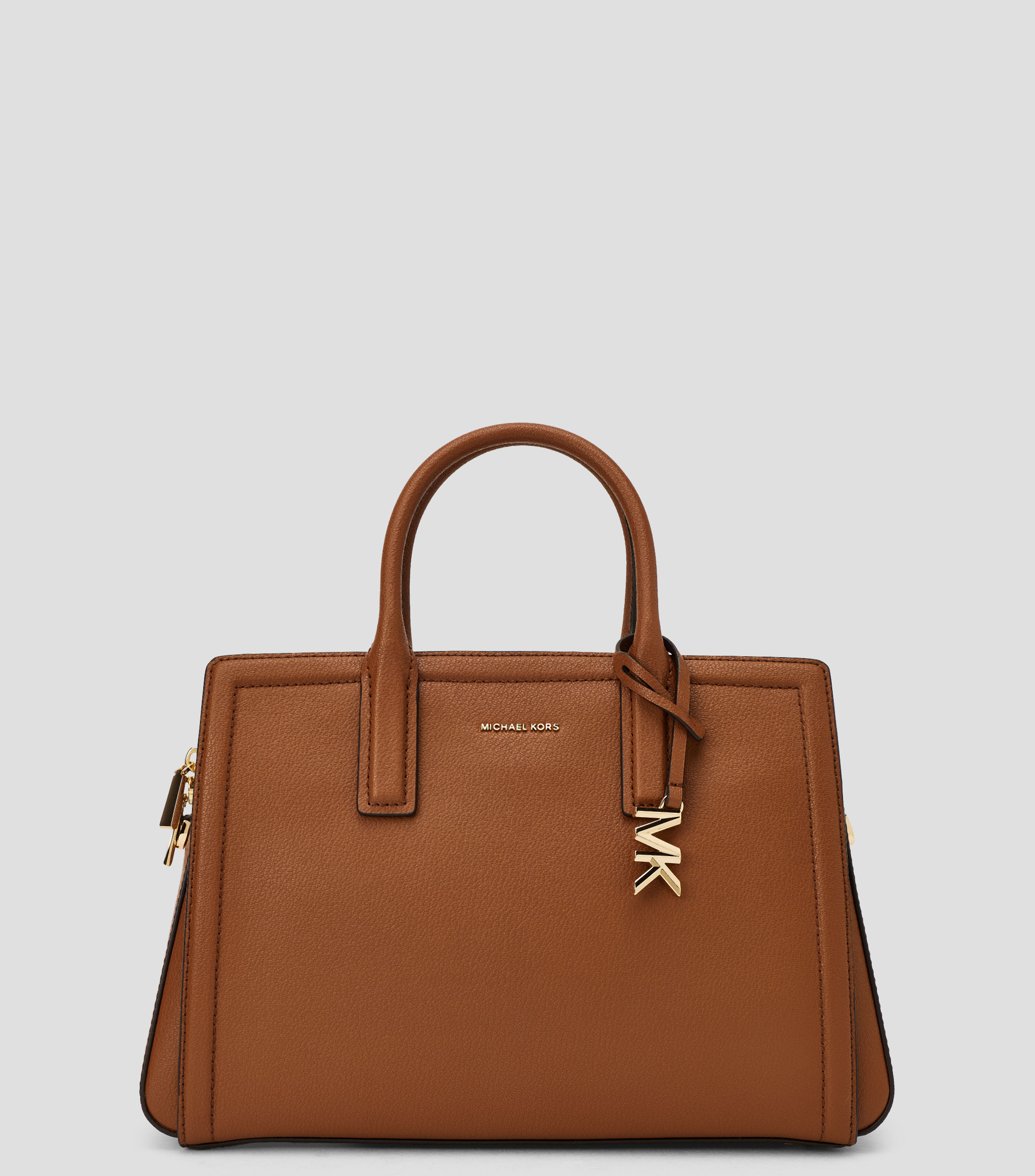 Bolsa satchel en piel Laila lisa Mujer