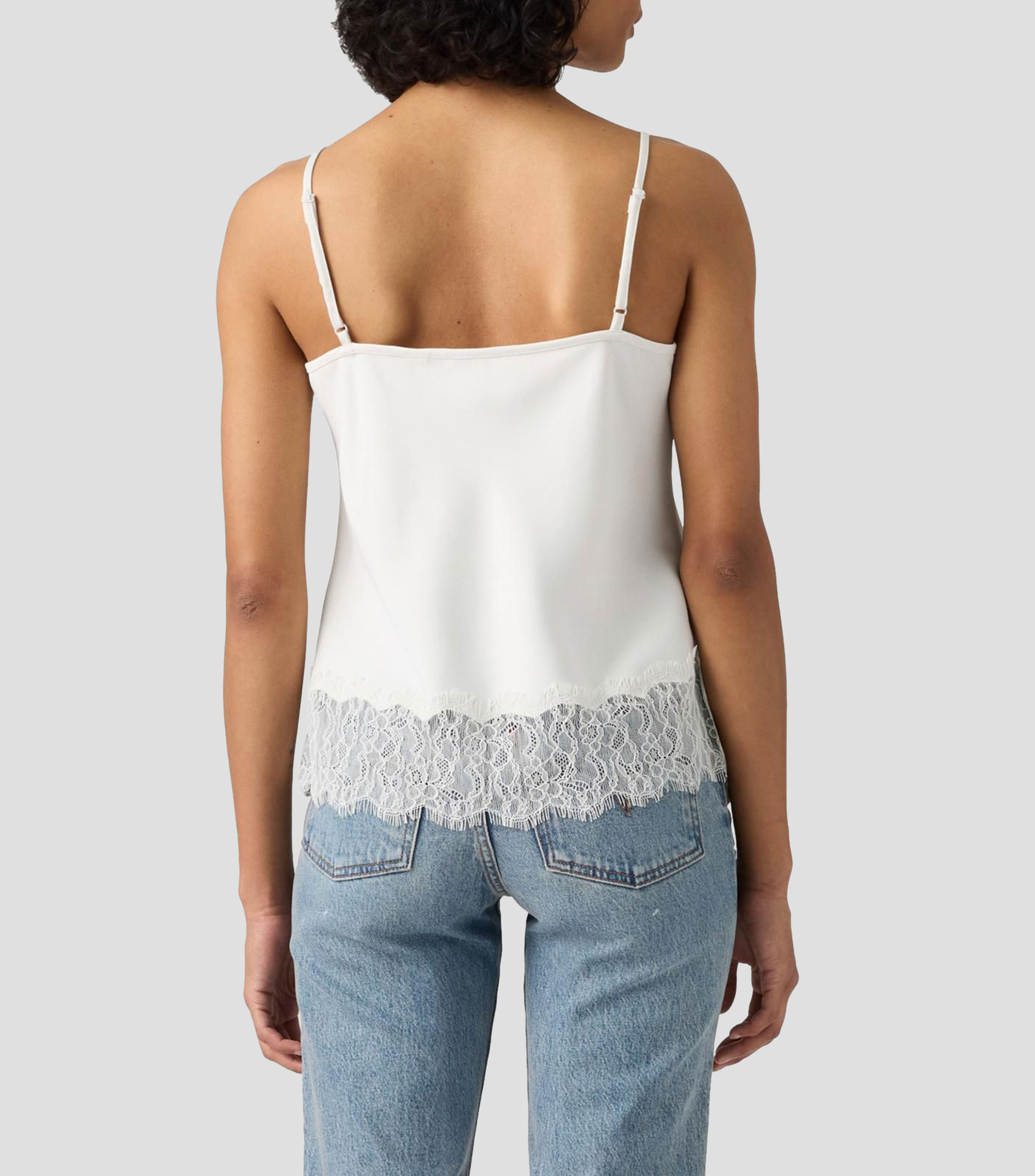Blusa sólida sin mangas Mujer
