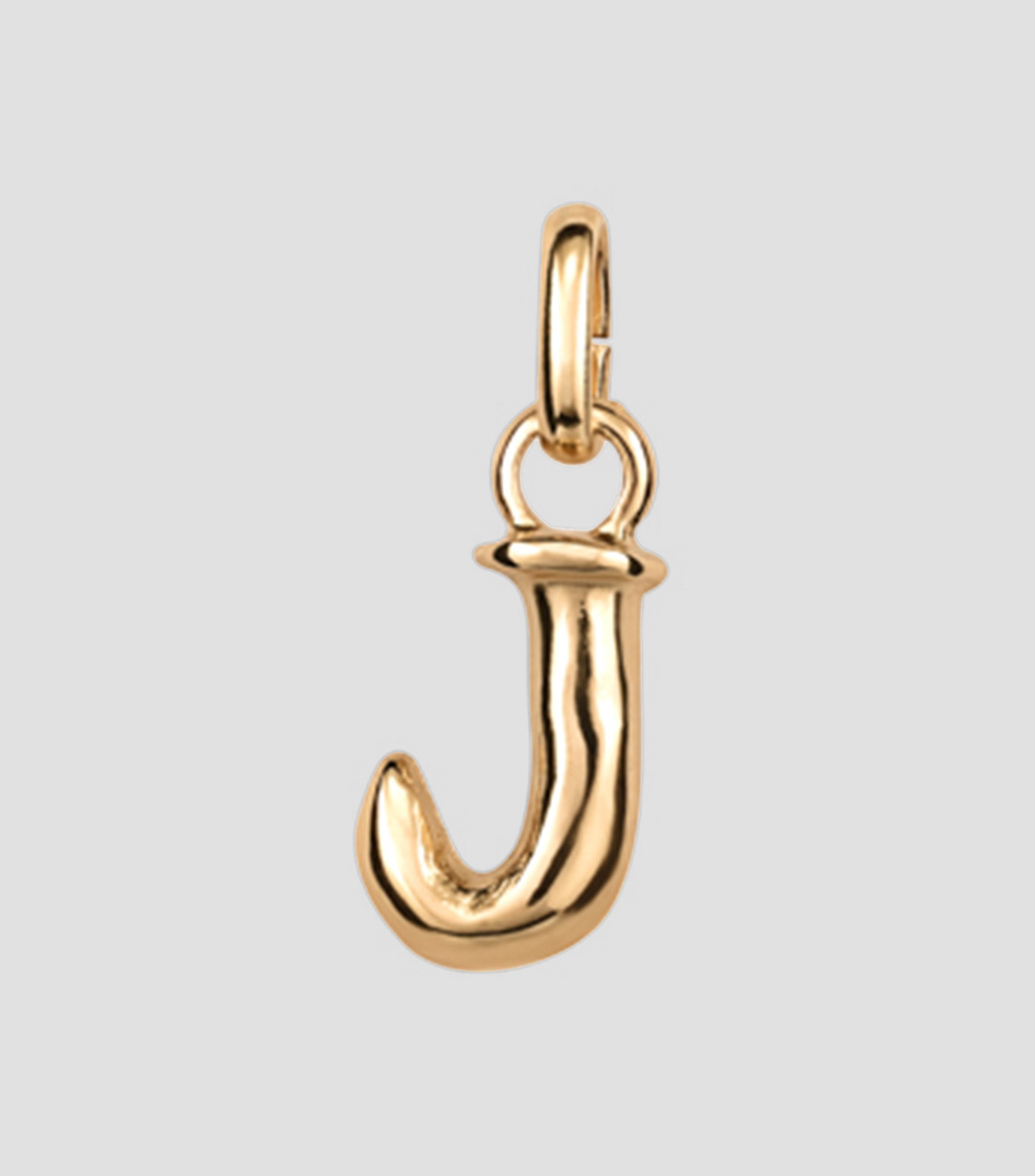 Charm letra J con argolla Mujer