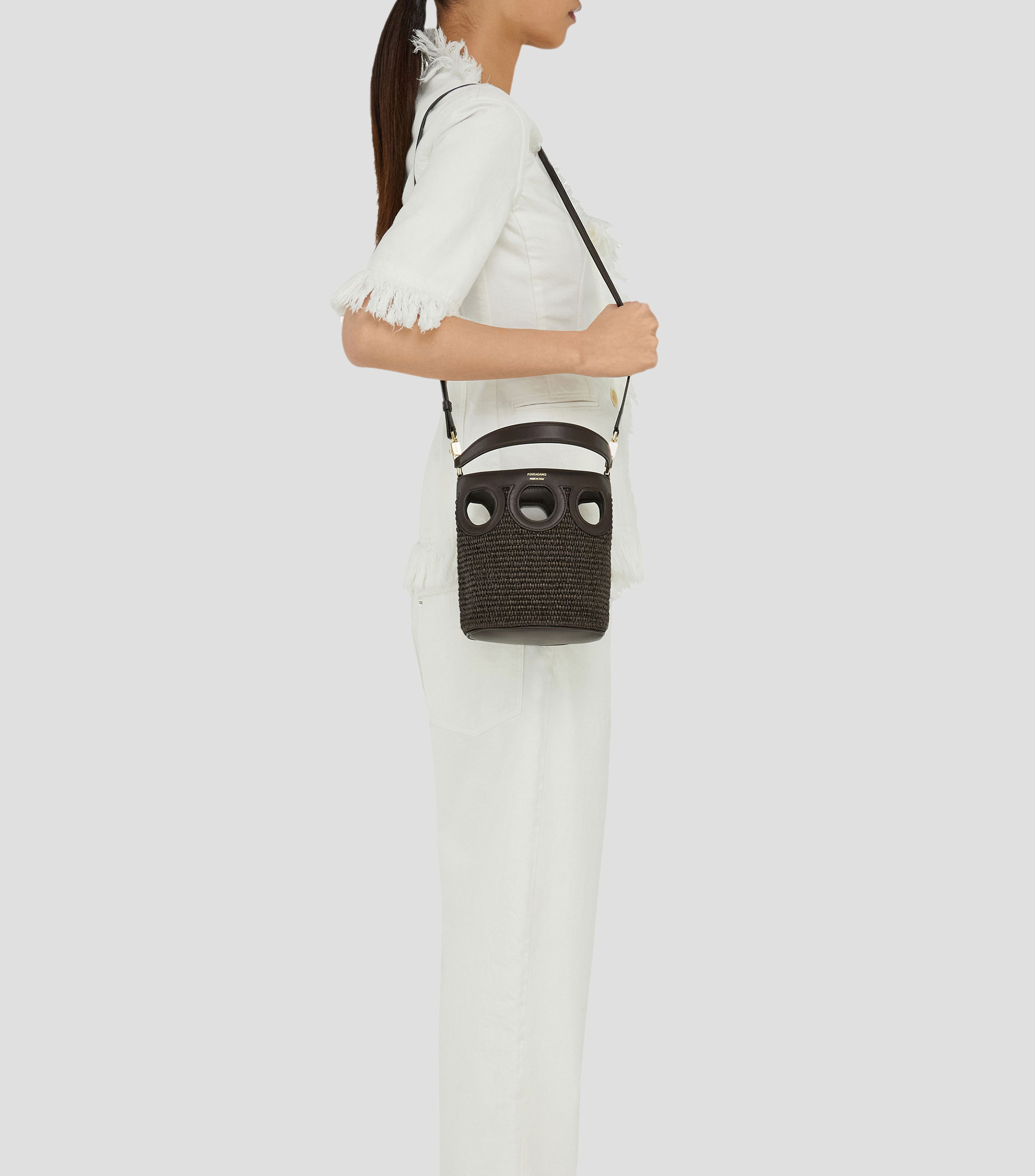Bolsa cubo Gancini (XS)