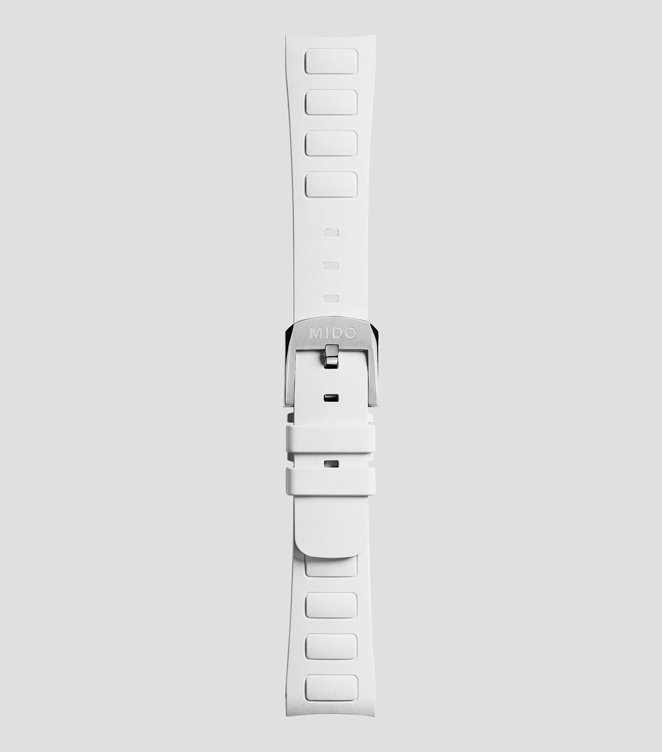 Correa para reloj Multifort TV 35 18 mm, blanca