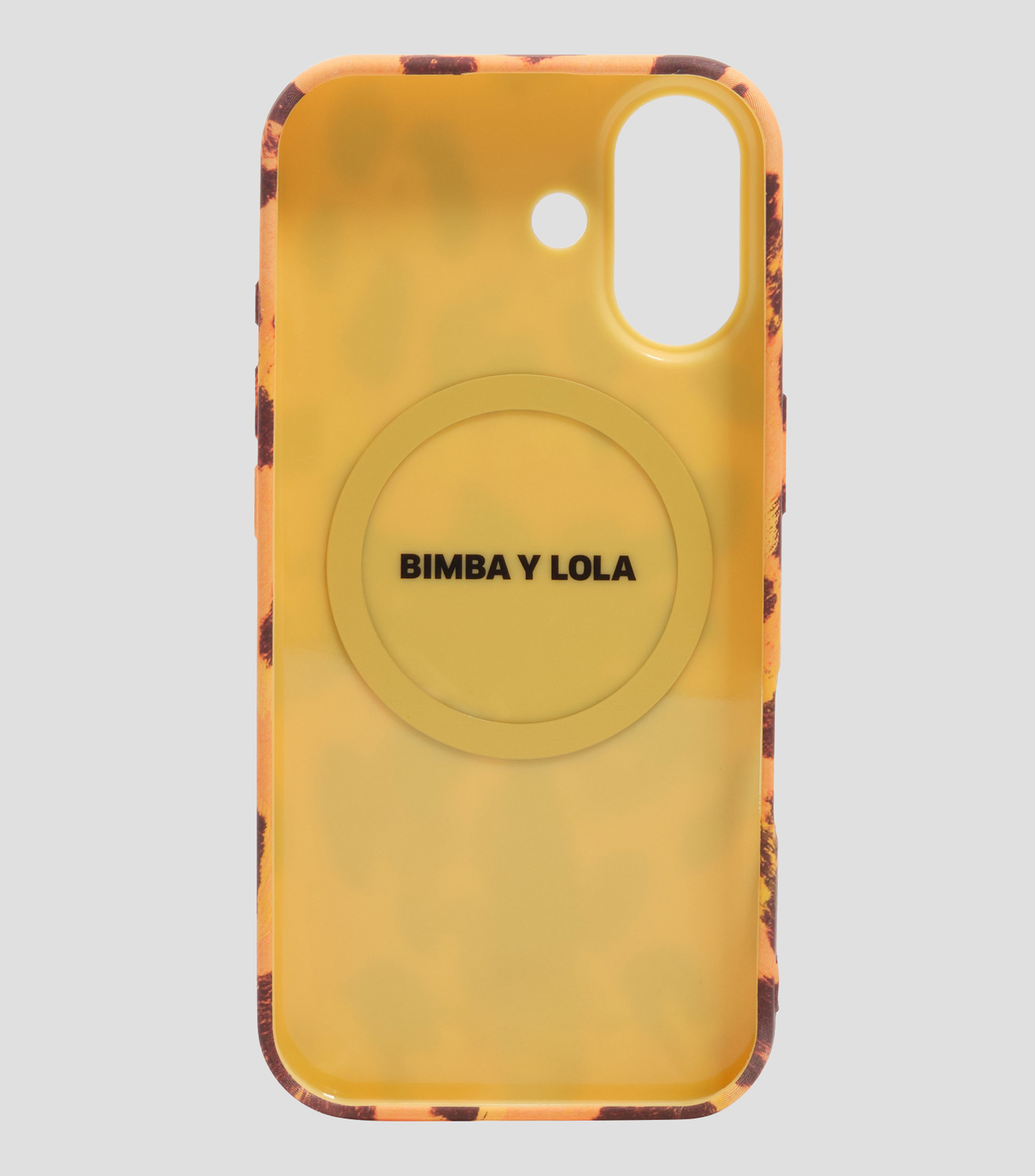 Funda rígida iPhone 17 palmera amarilla