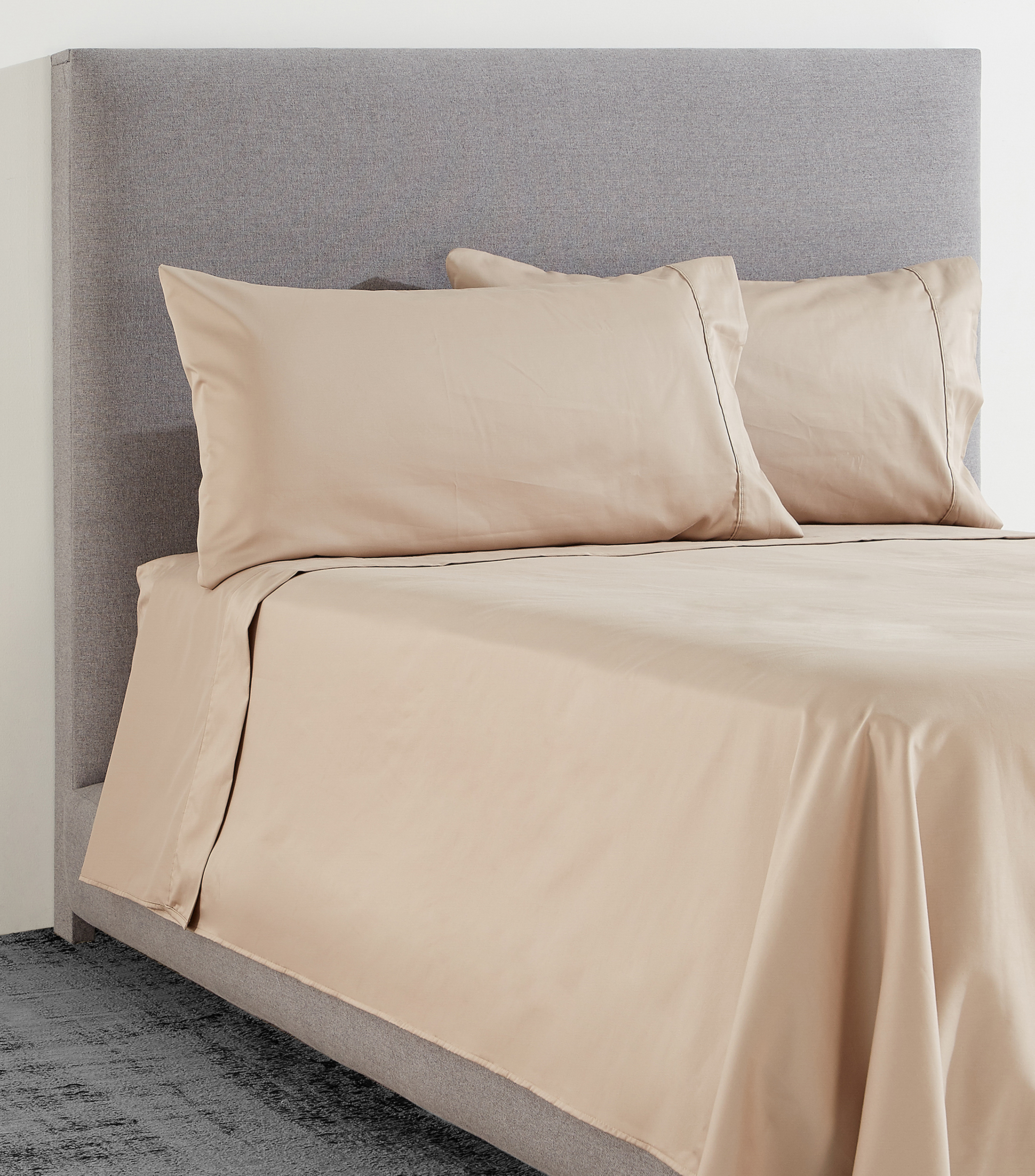 Juego de Sábanas King Size Beige
