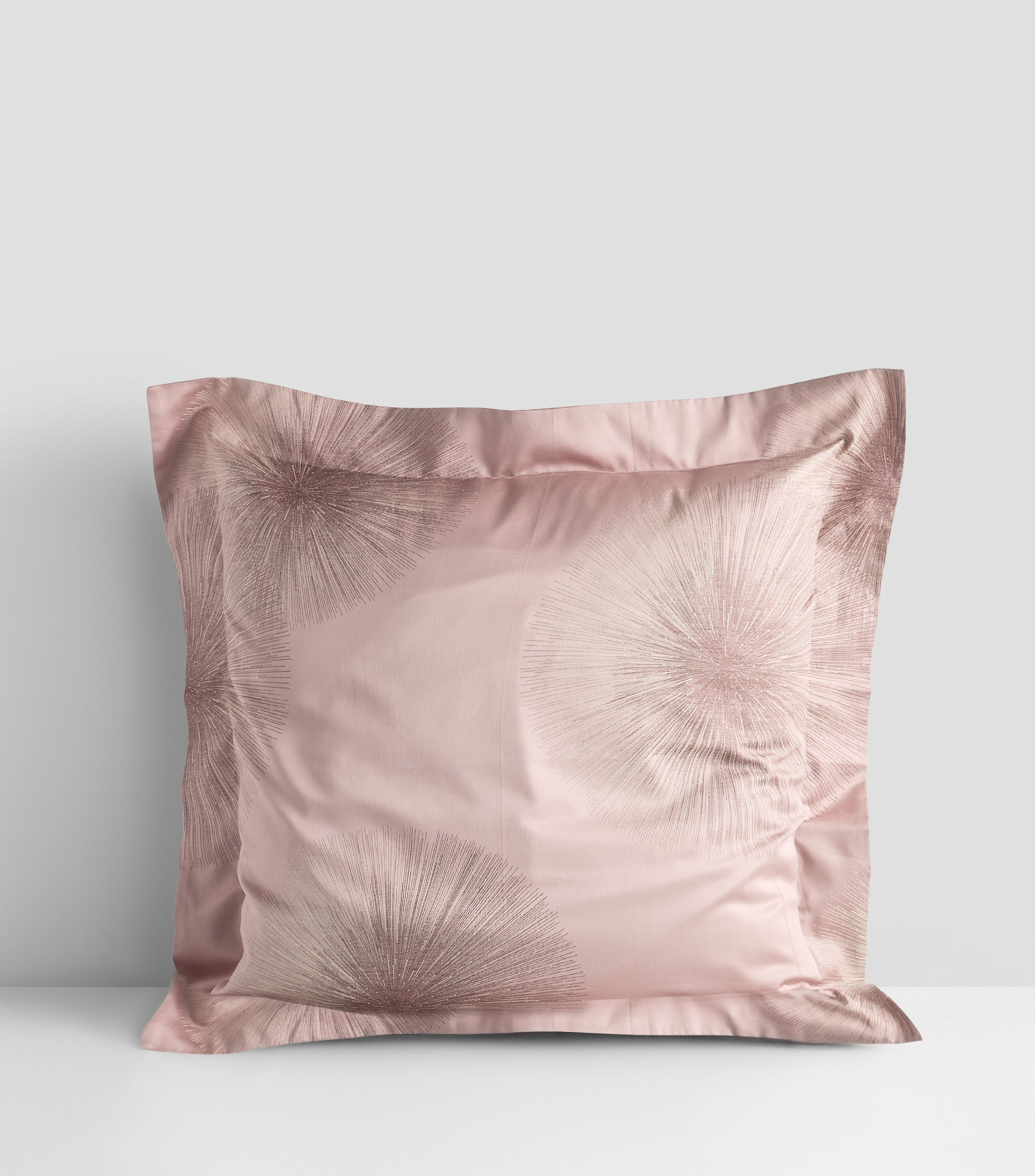 Funda para almohada euro en algodón Soffioni Arredo lila