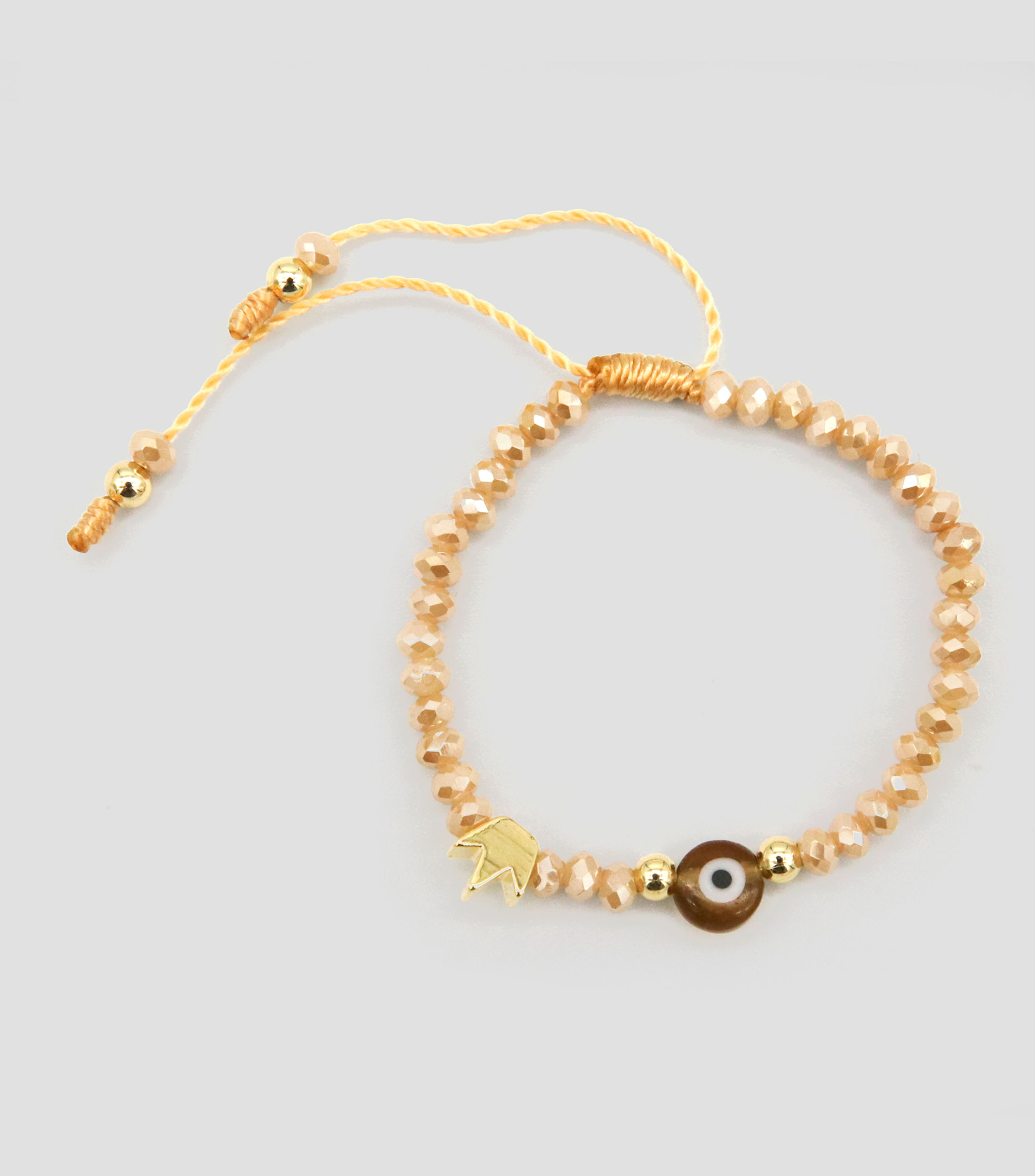 Pulsera ojo turco amarillo Bebe