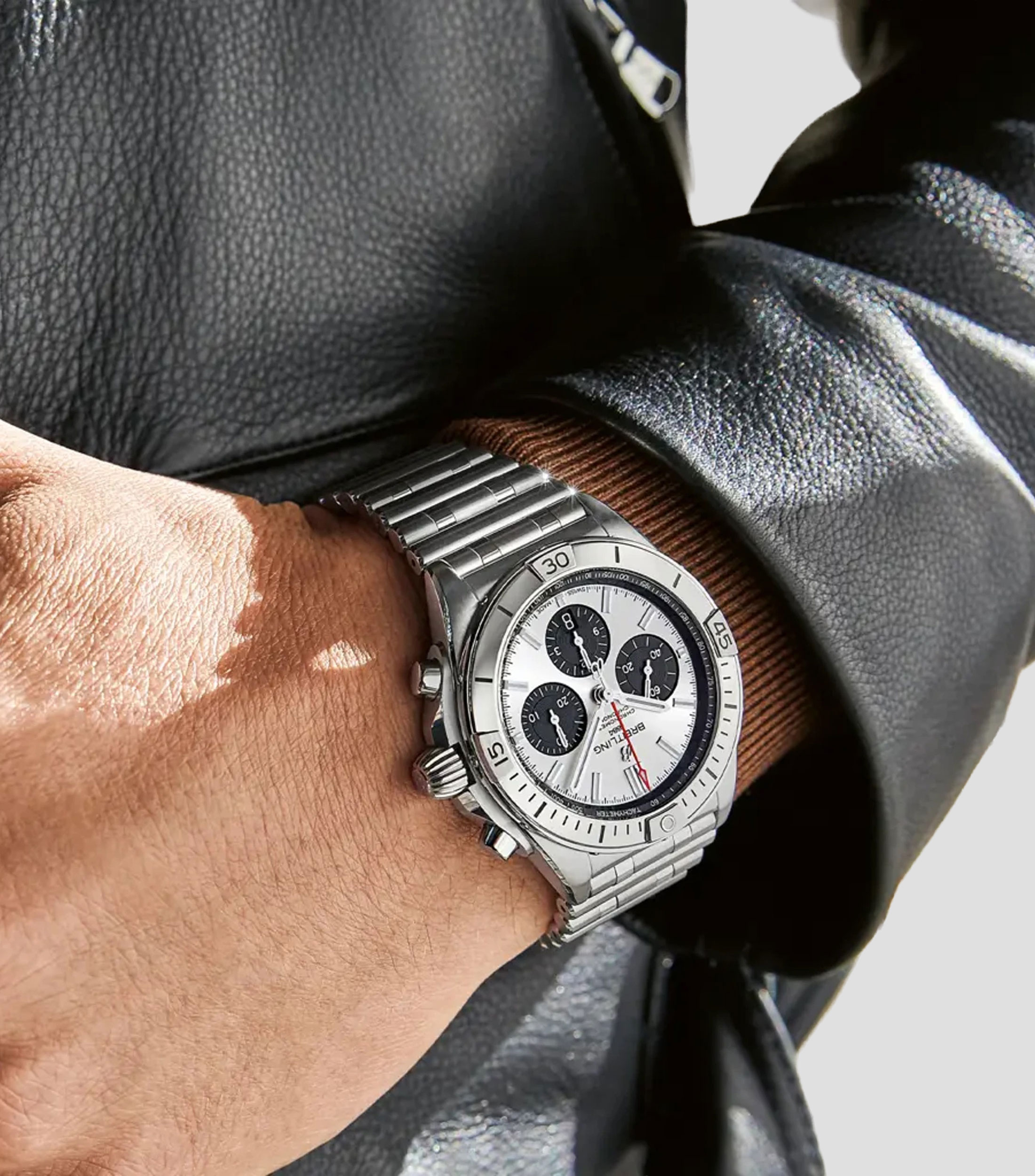 Reloj para Hombre Chronomat 42 deportivo plateado