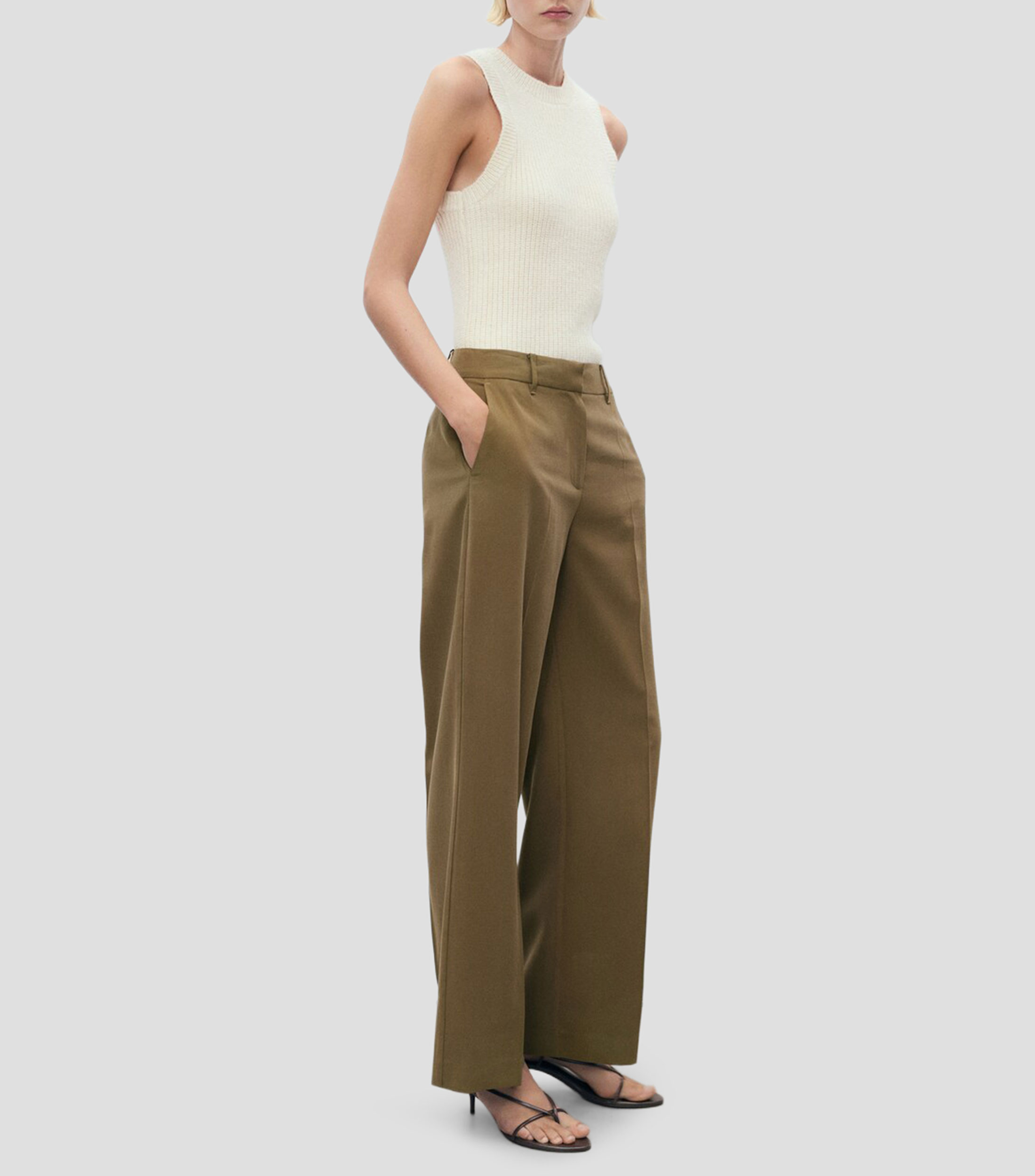 Pantalón recto Mujer