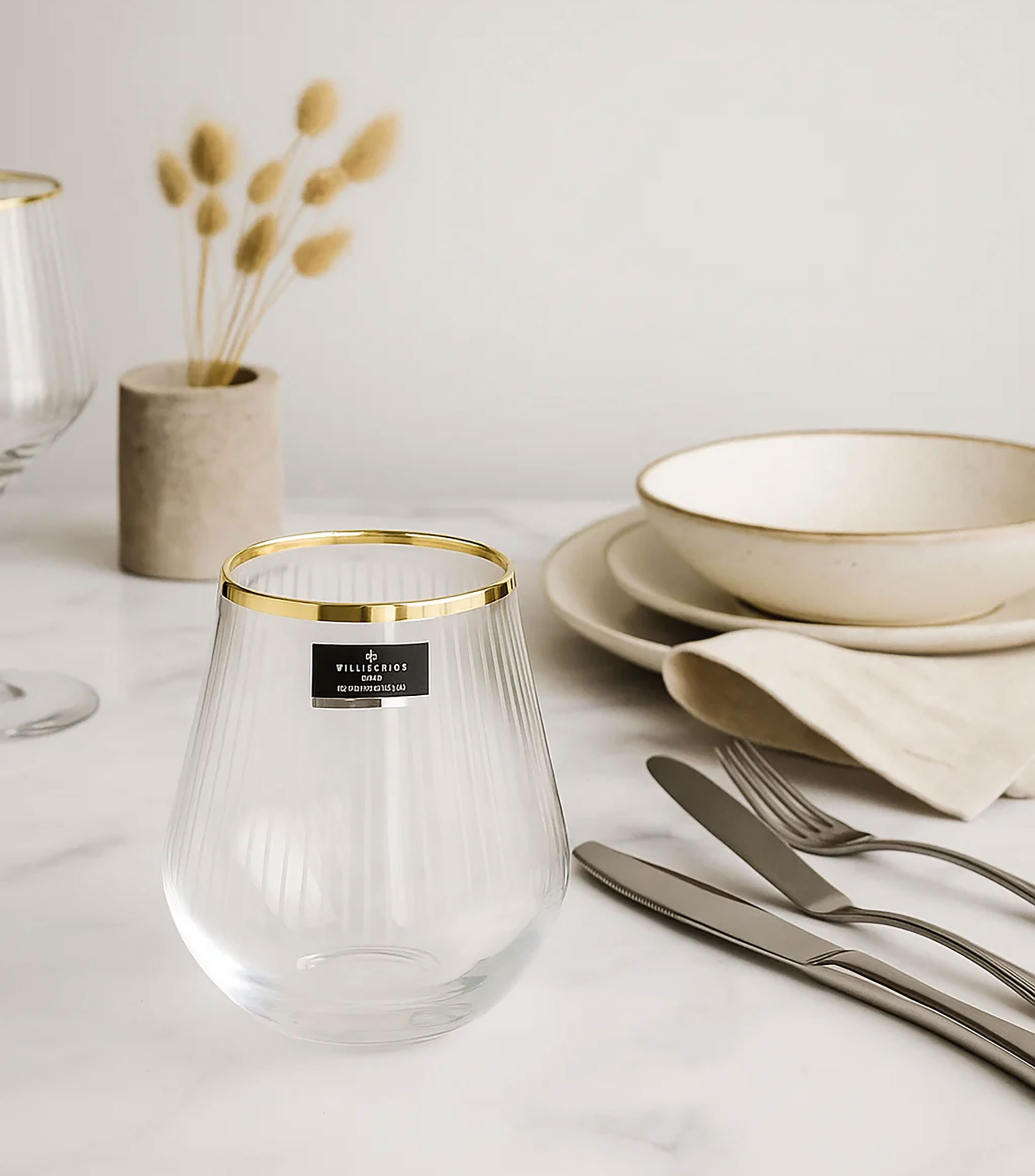 Vaso bajo para whisky Winter Garden