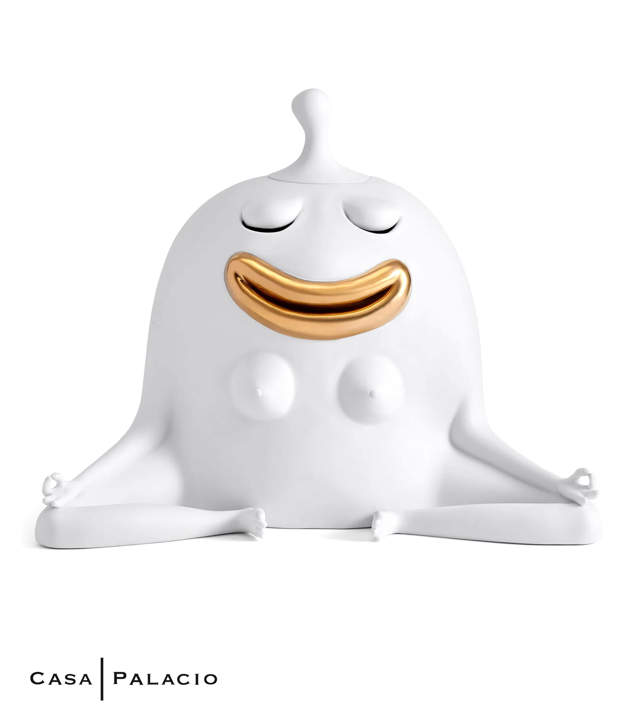 Quemador de Incienso Meditador en porcelana