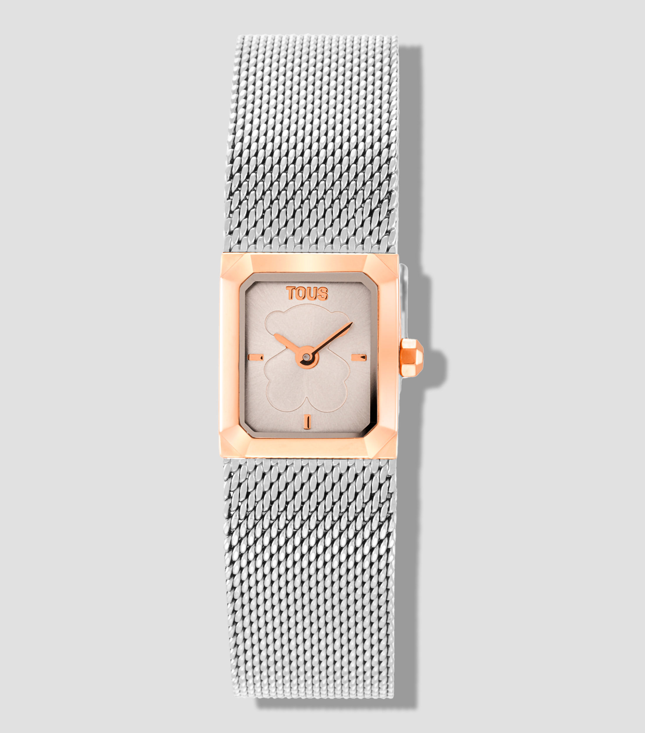 Reloj para Mujer MiniMesh Casual Rosa, Plateado