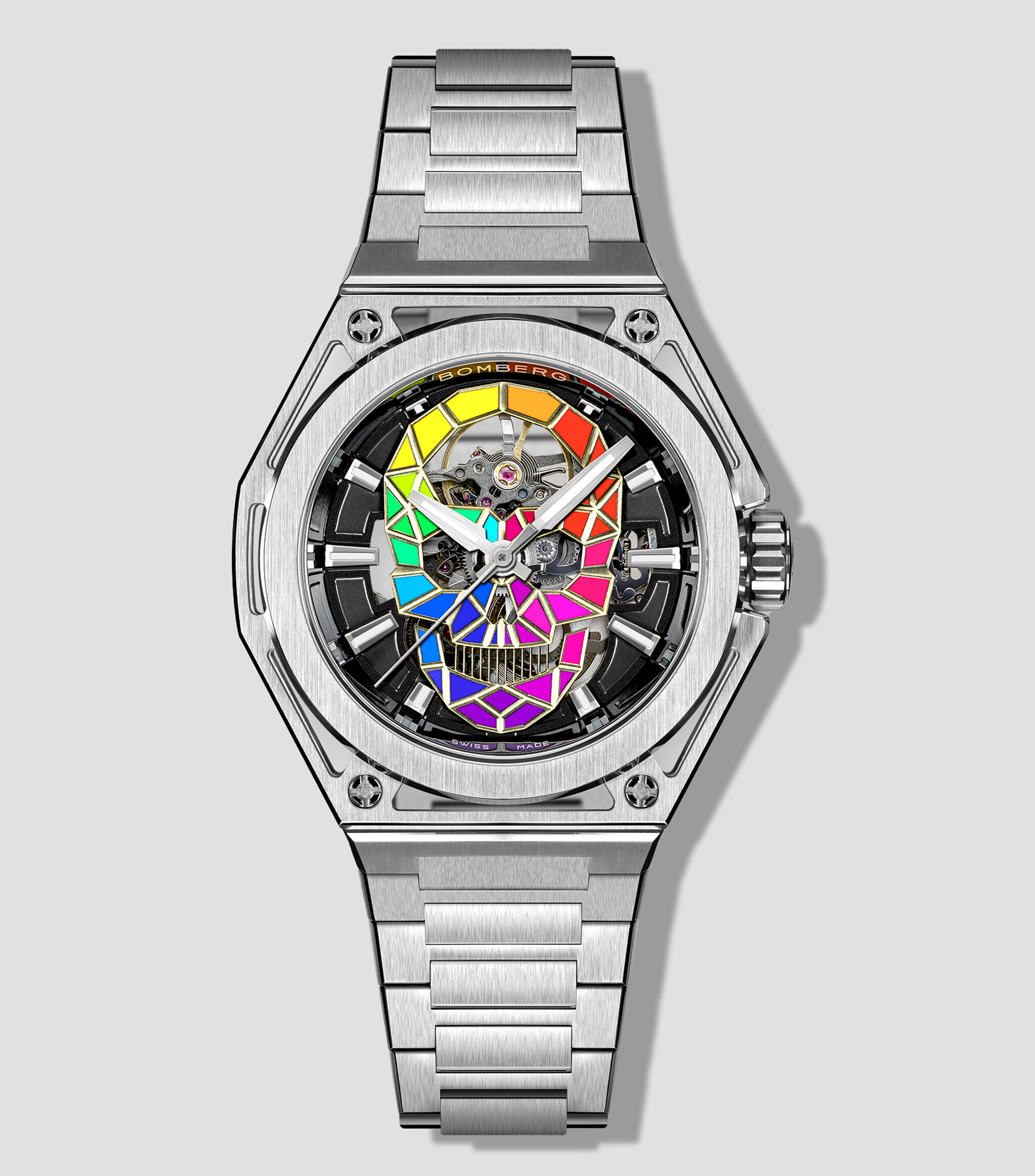 Reloj para Hombre Edge Mosaic casual plateado