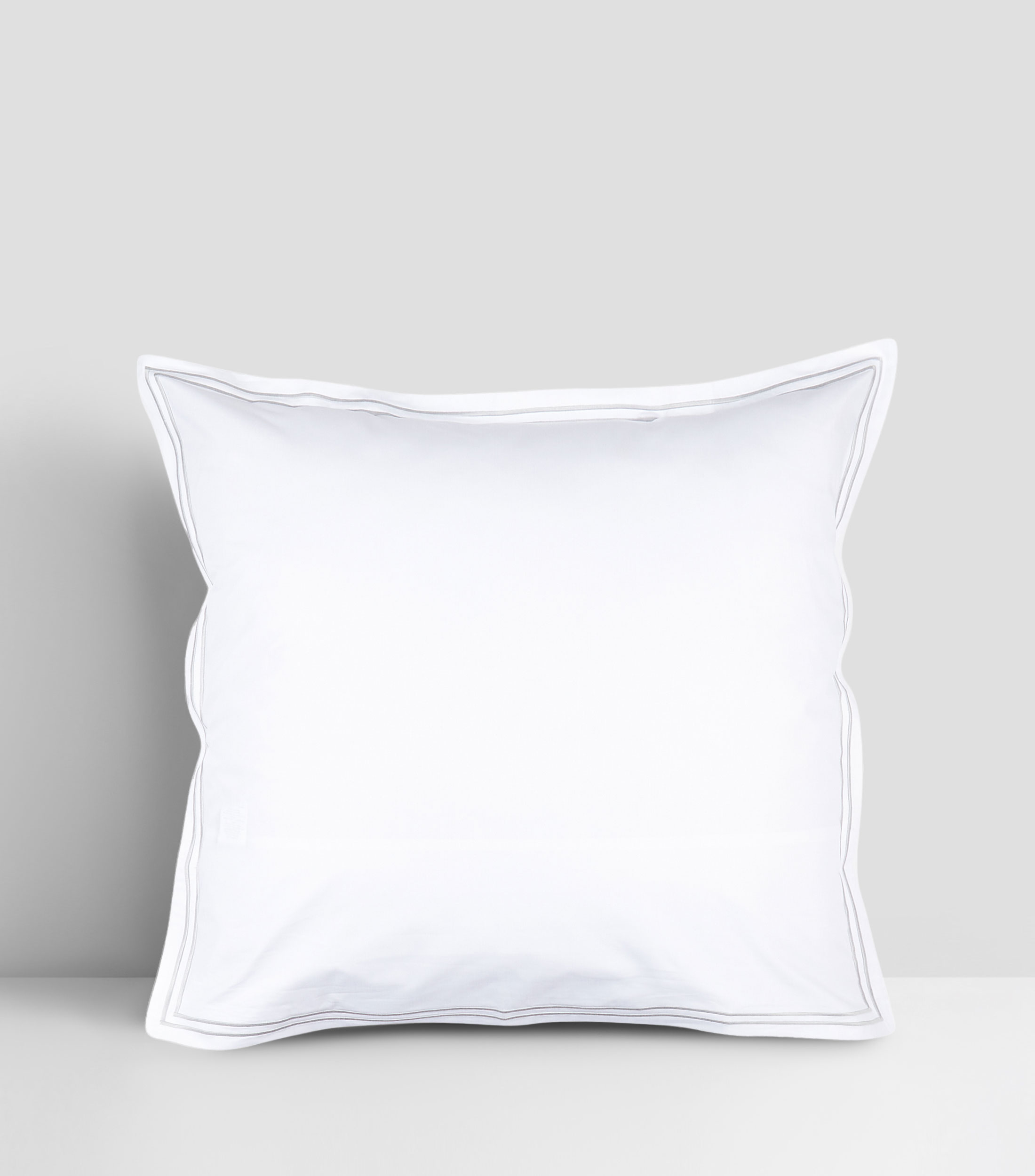Funda para Almohada Decorativa Euro Festón perla