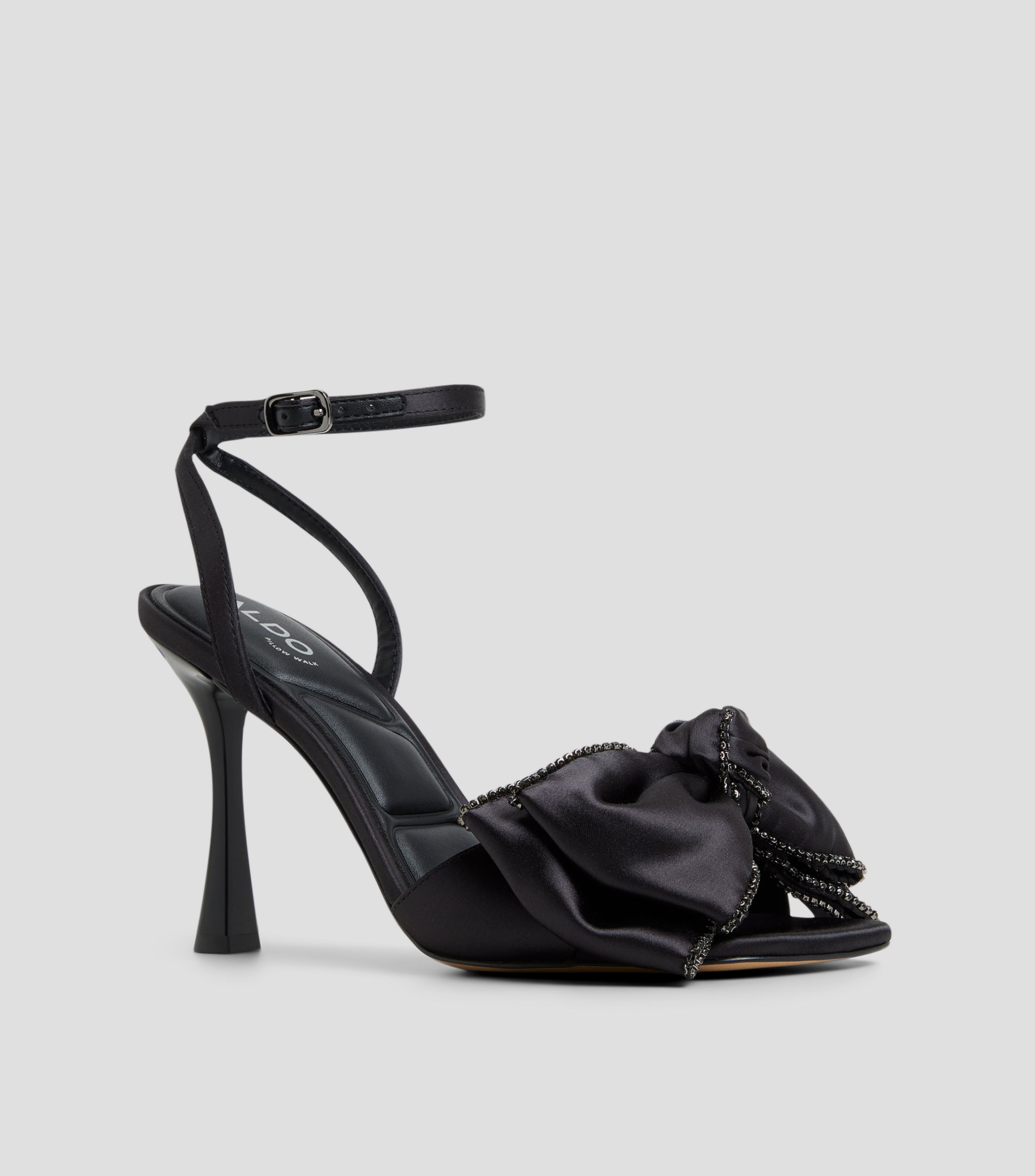 Sandalias de tacón alto cuadrado Mujer
