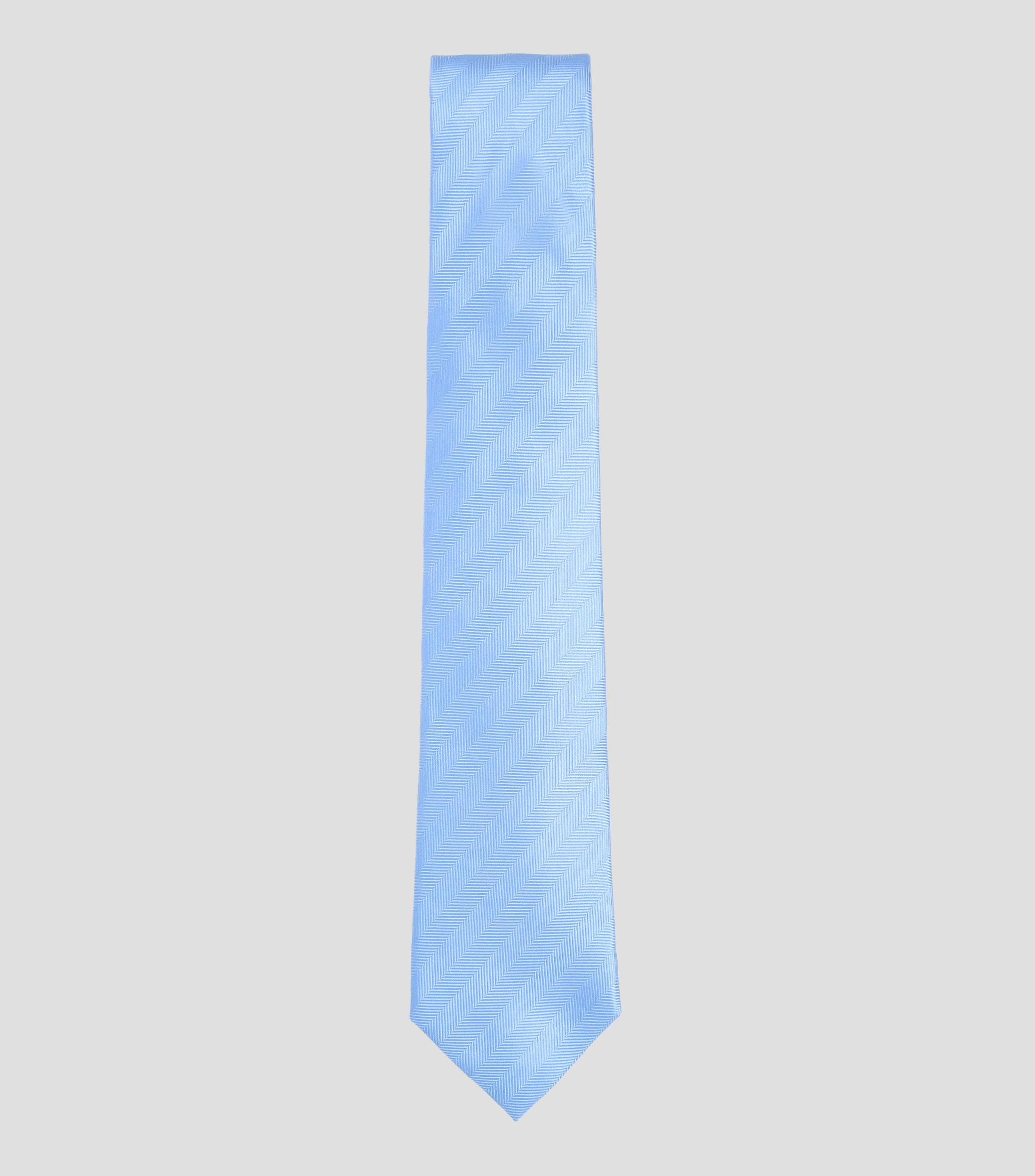 Corbata ancha de seda a rayas