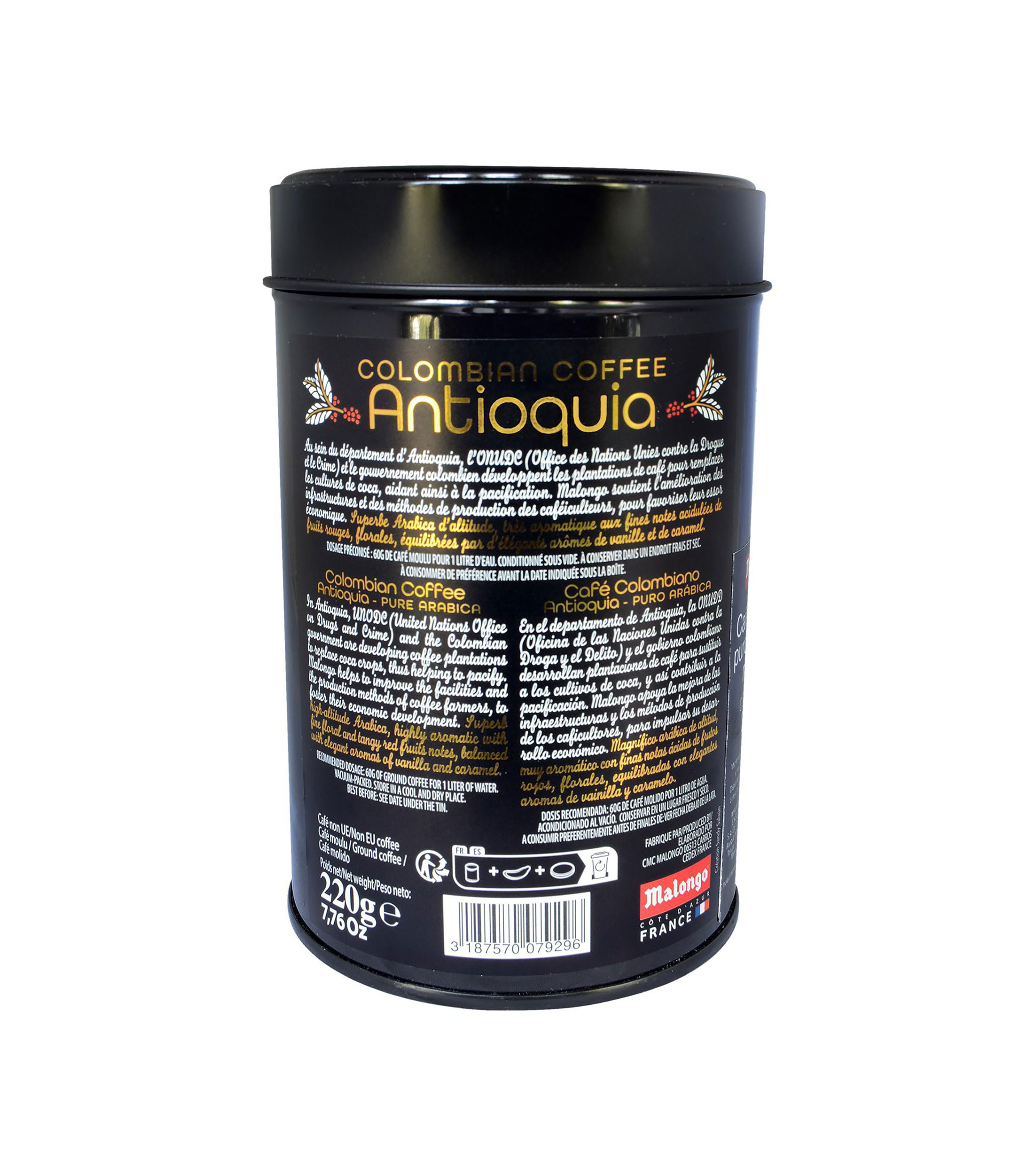 Café Molido Colombia Antioquia, 220 gr