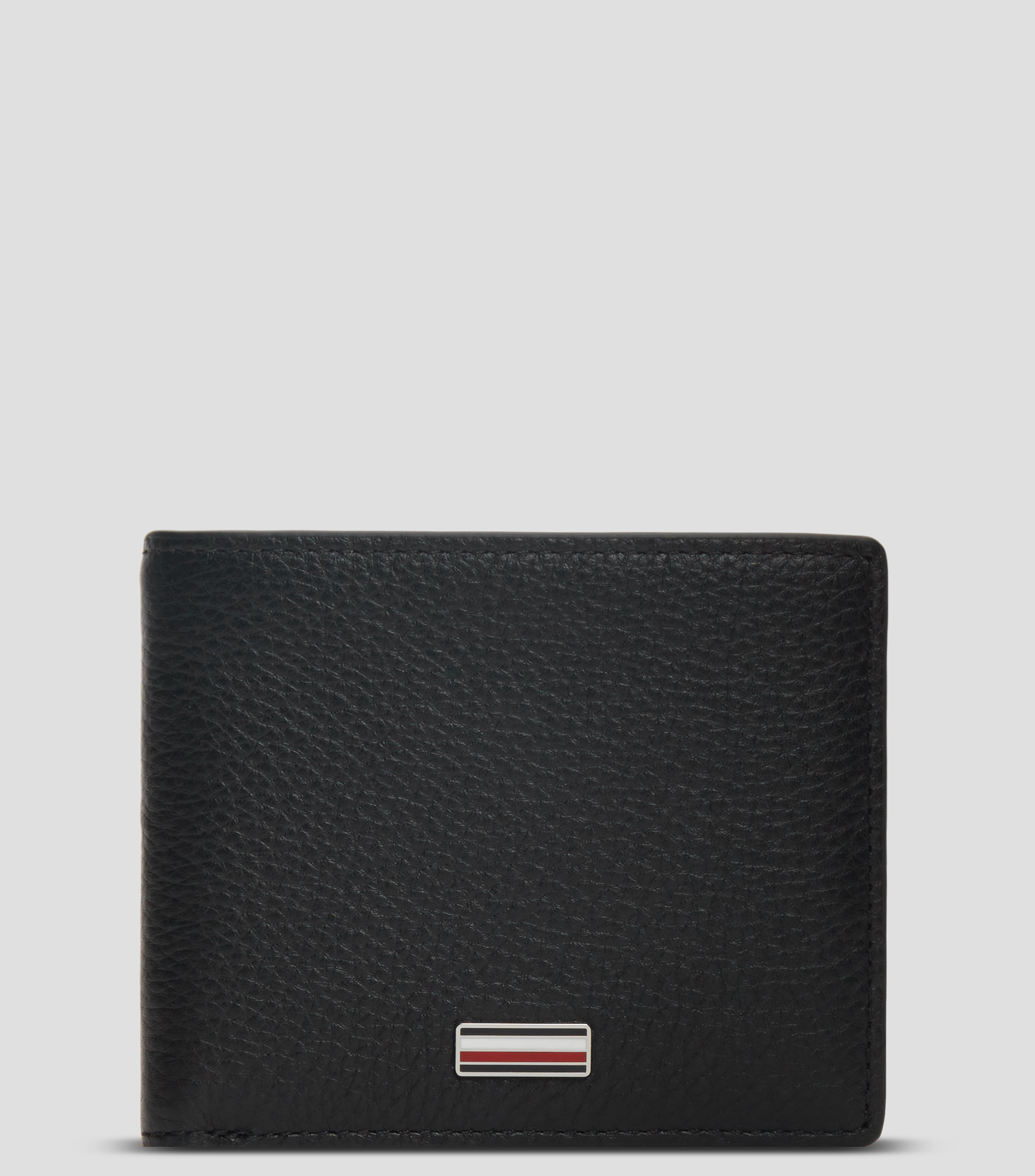 Cartera en piel Central liso Hombre
