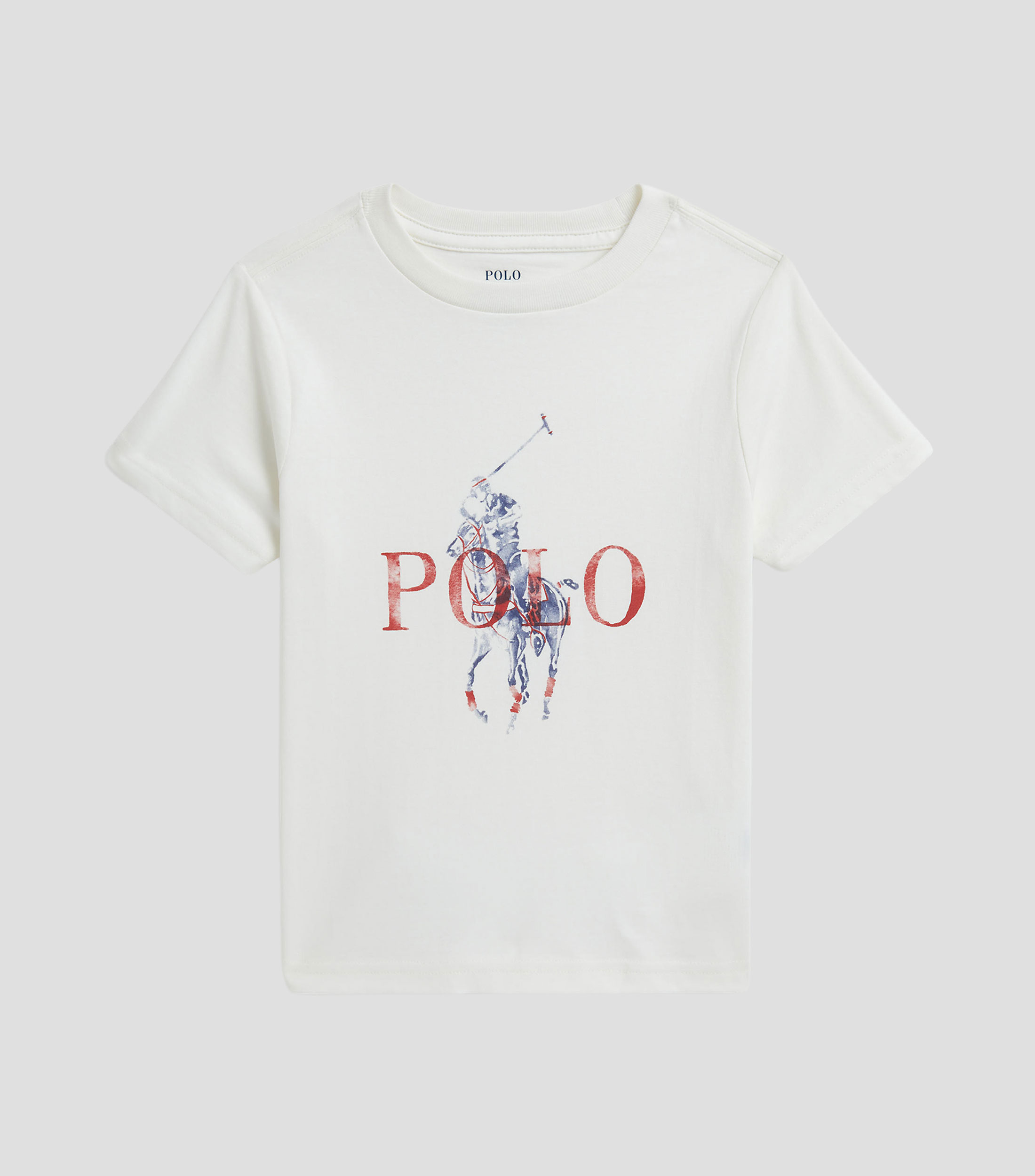 Playera cuello redondo manga corta estampada Niño