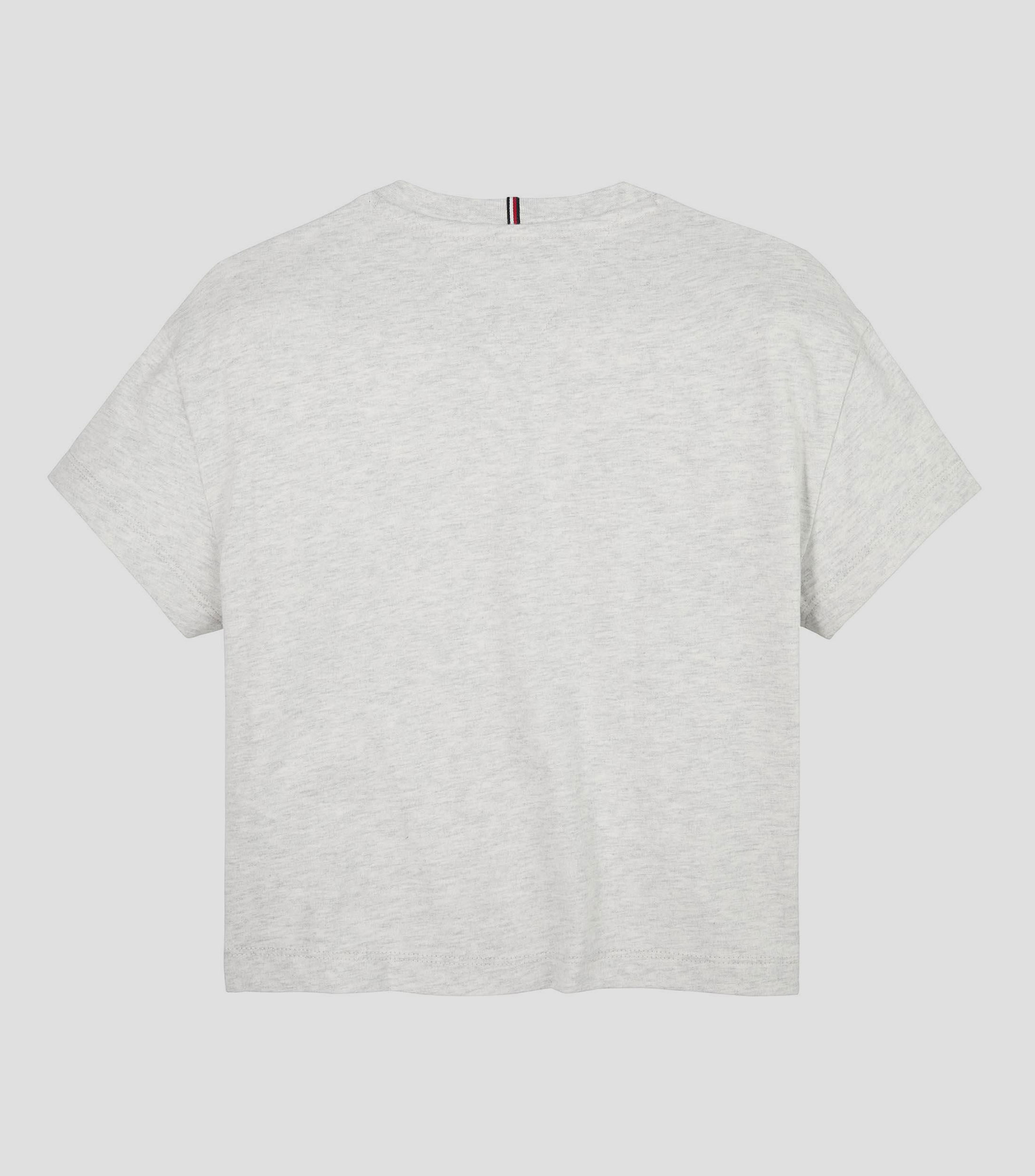 Playera jaspeada de manga corta Niña