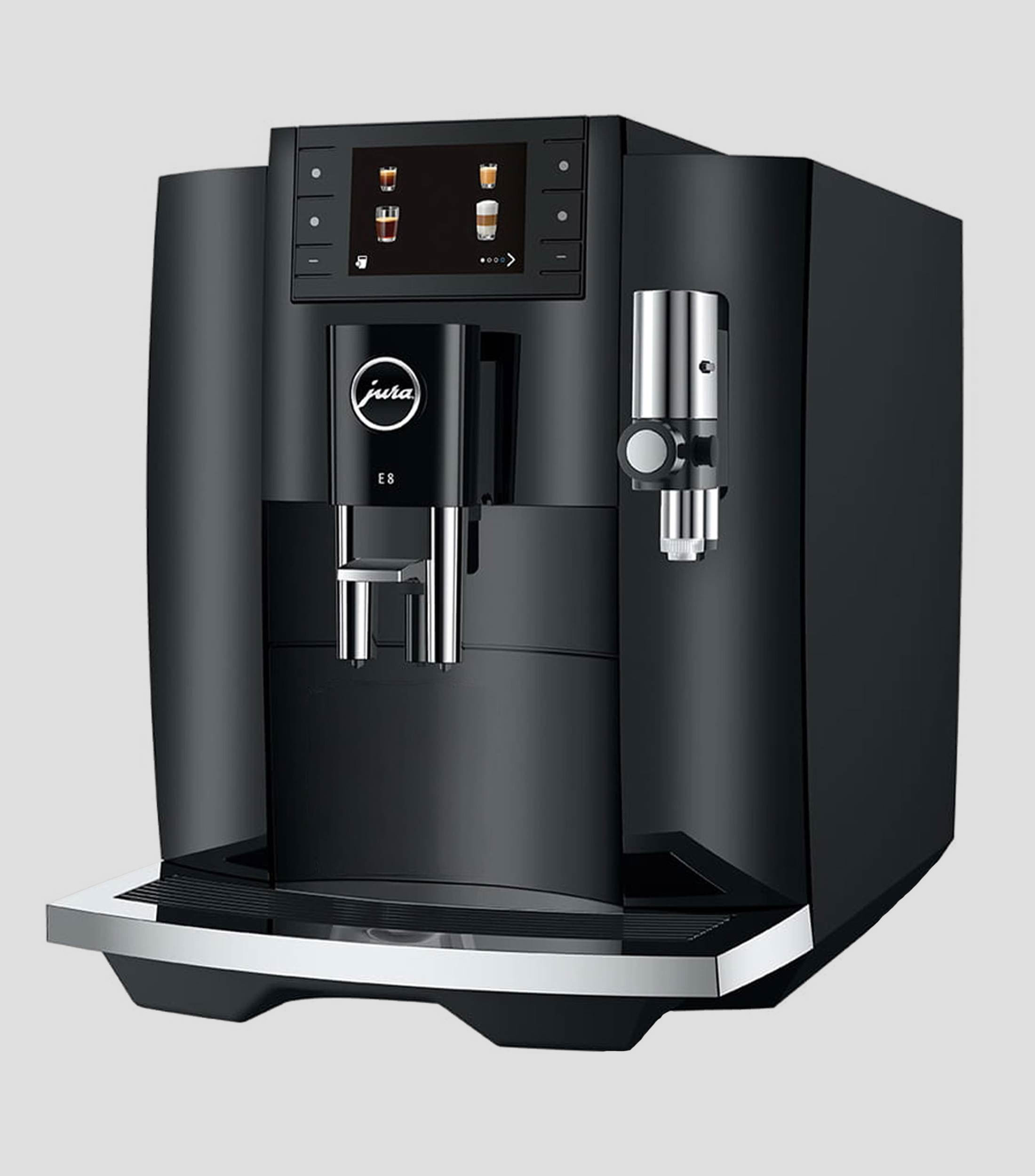 Cafetera Automatica E8 Piano, 1.9 L, Negra