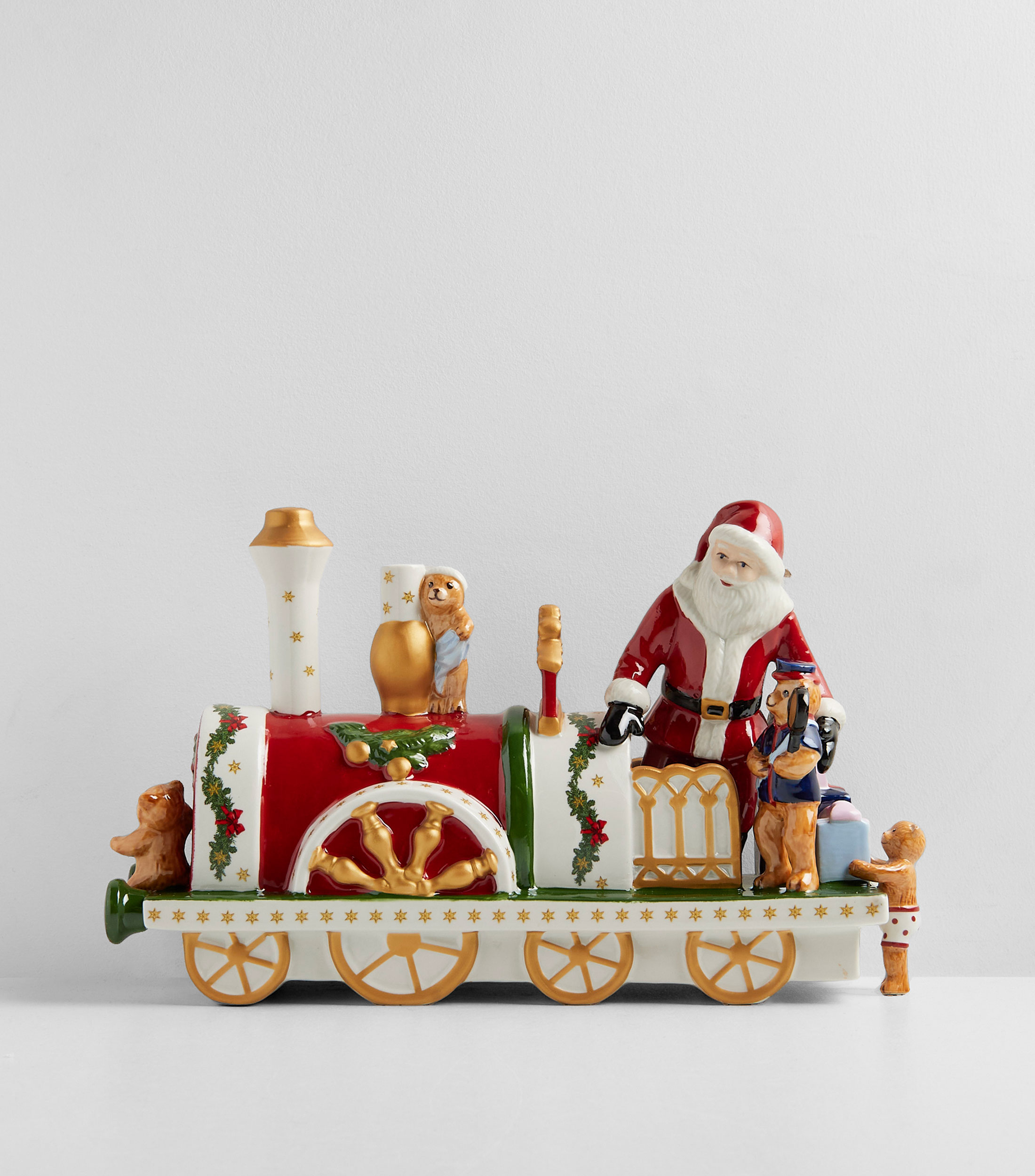 Ornamento locomotora Christmas Toy's Memory en porcelana