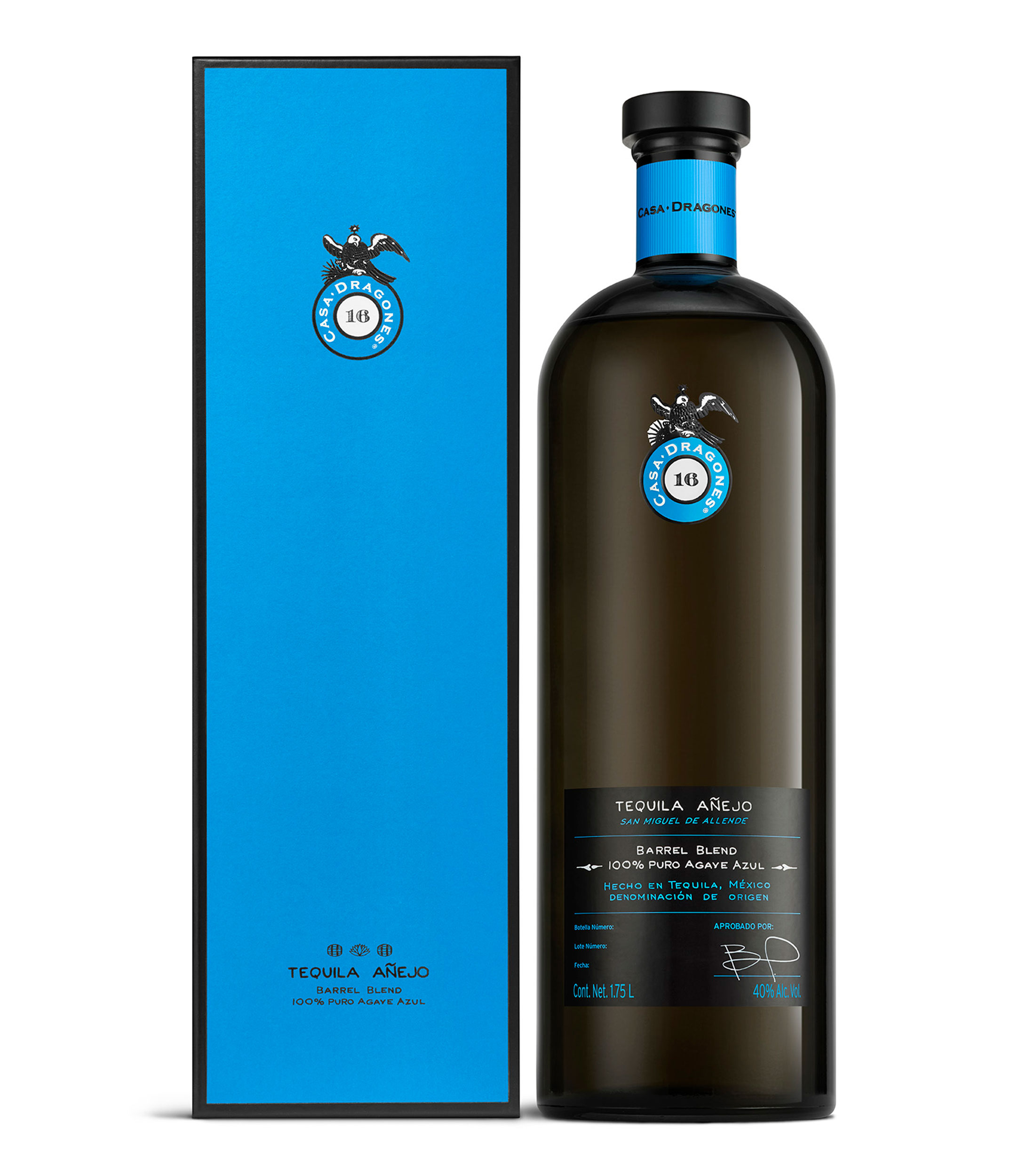 Tequila Anejo Casa Dragones Barrel Blend Magnum, 1750 ml
