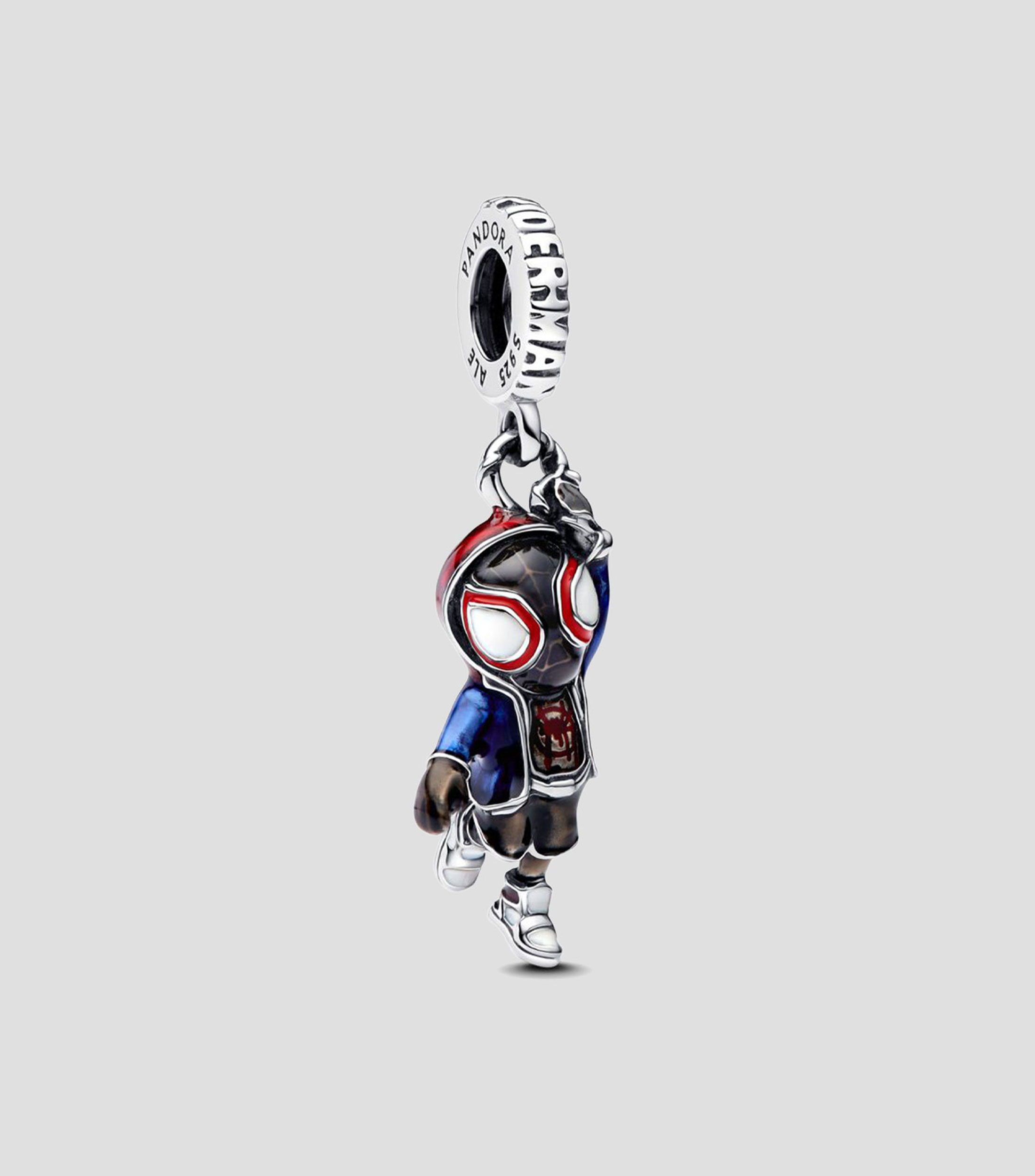 Charm en plata Spider-Man Miles Morales Pandora x Marvel Unisex