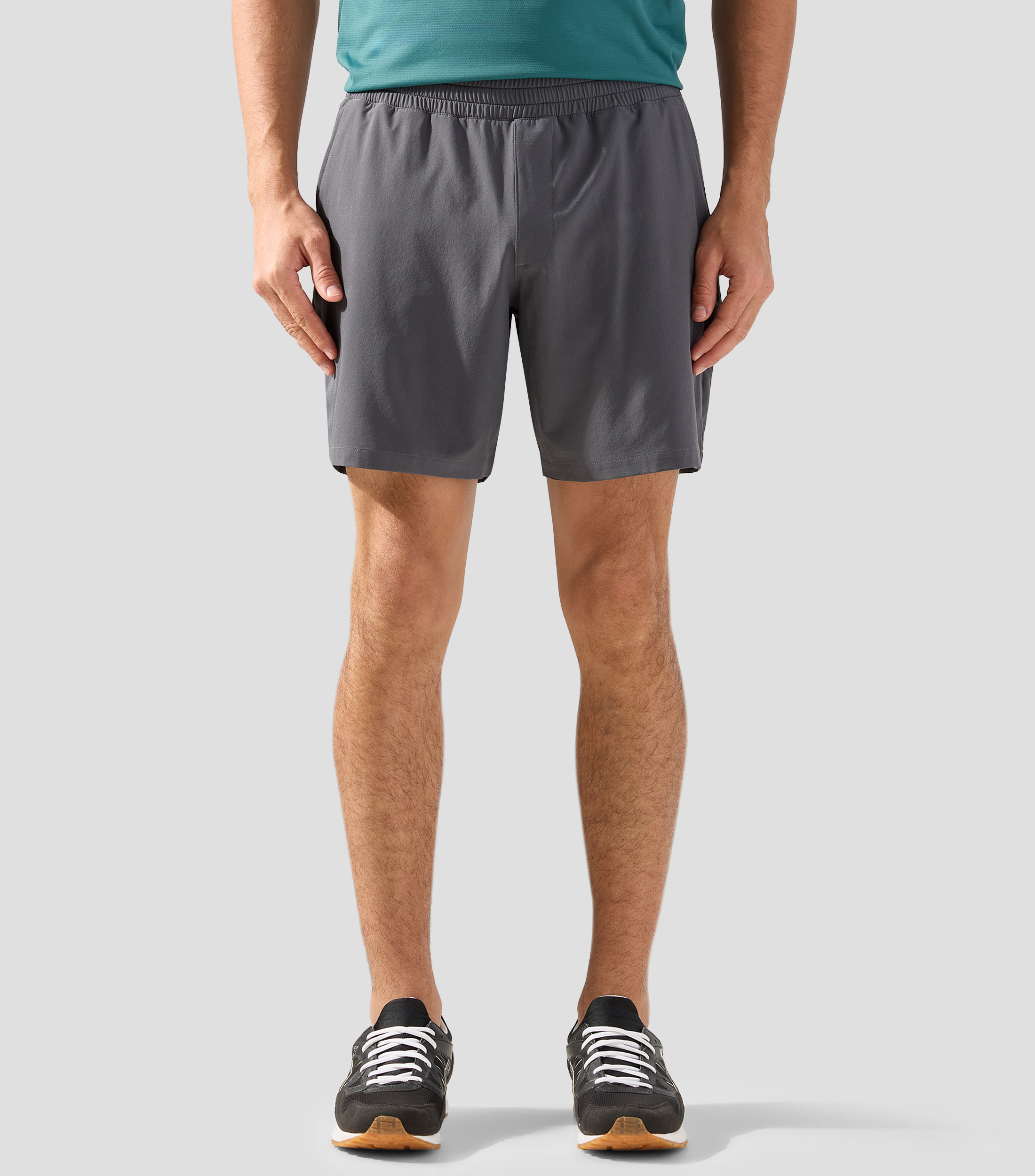 Short para entrenamiento liso Hombre
