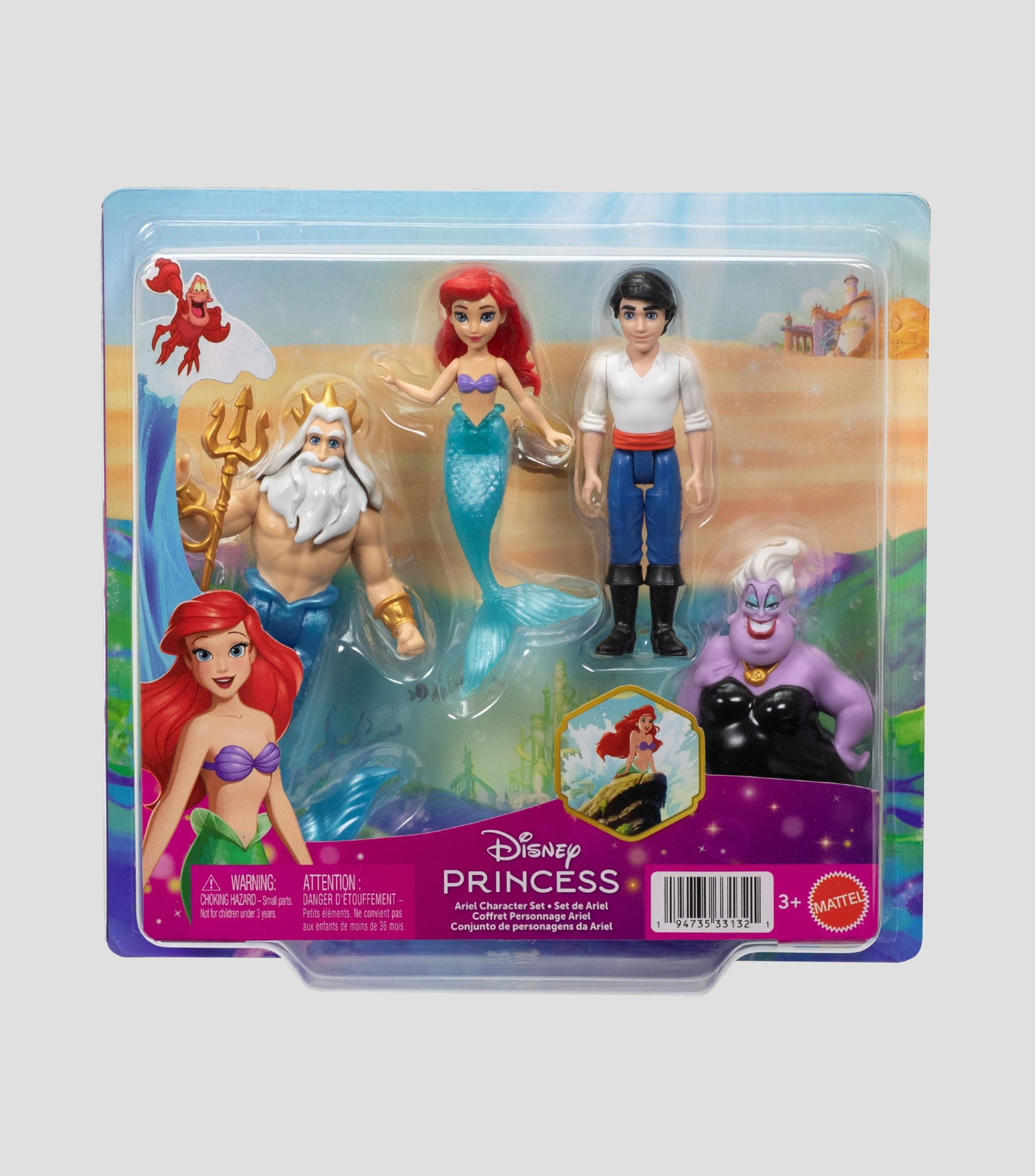 Muñecas Set Ariel Muñecas Pequeñas