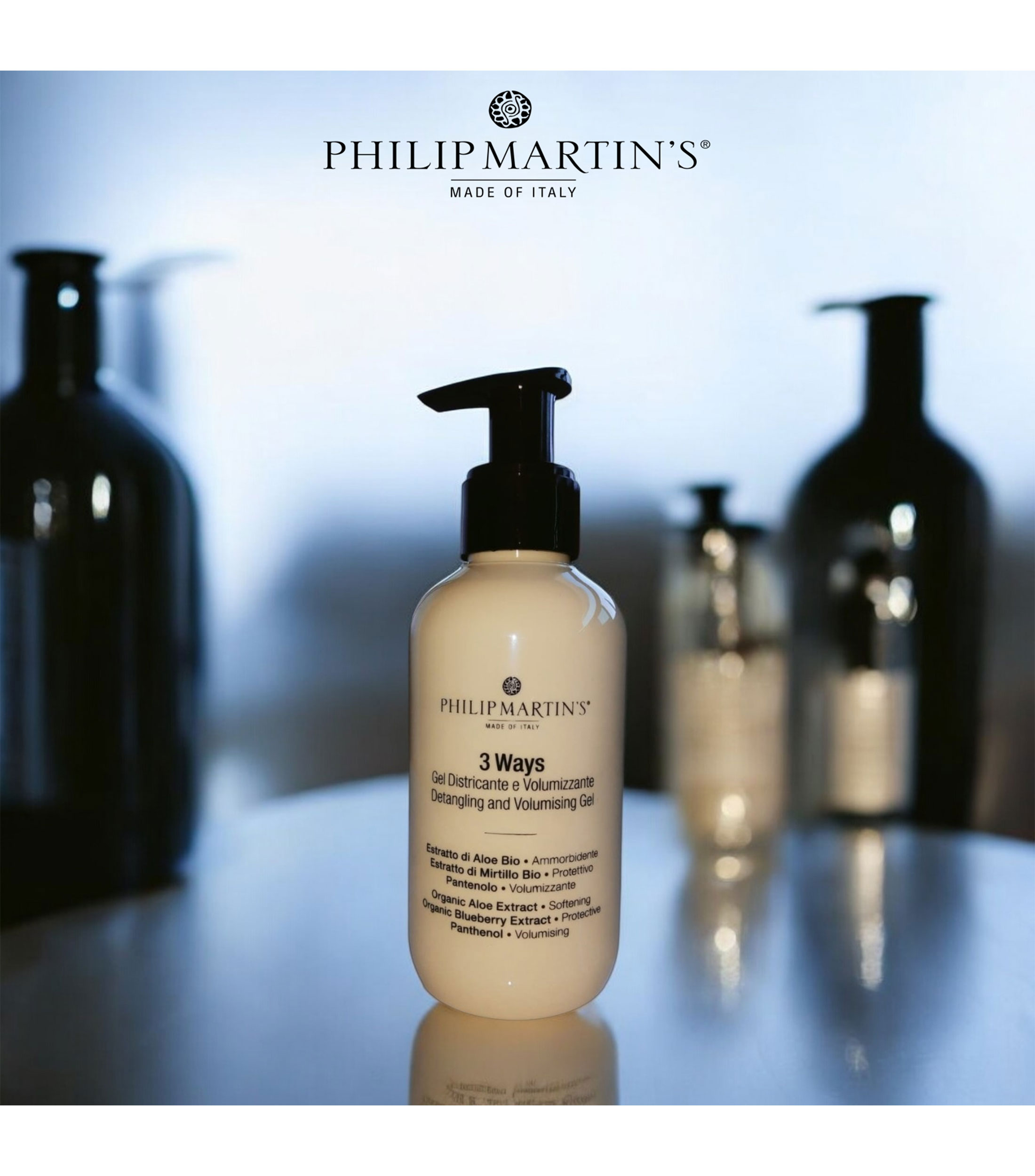 Gel Desenredante y Voluminizador 3 Ways, 150 ml Unisex