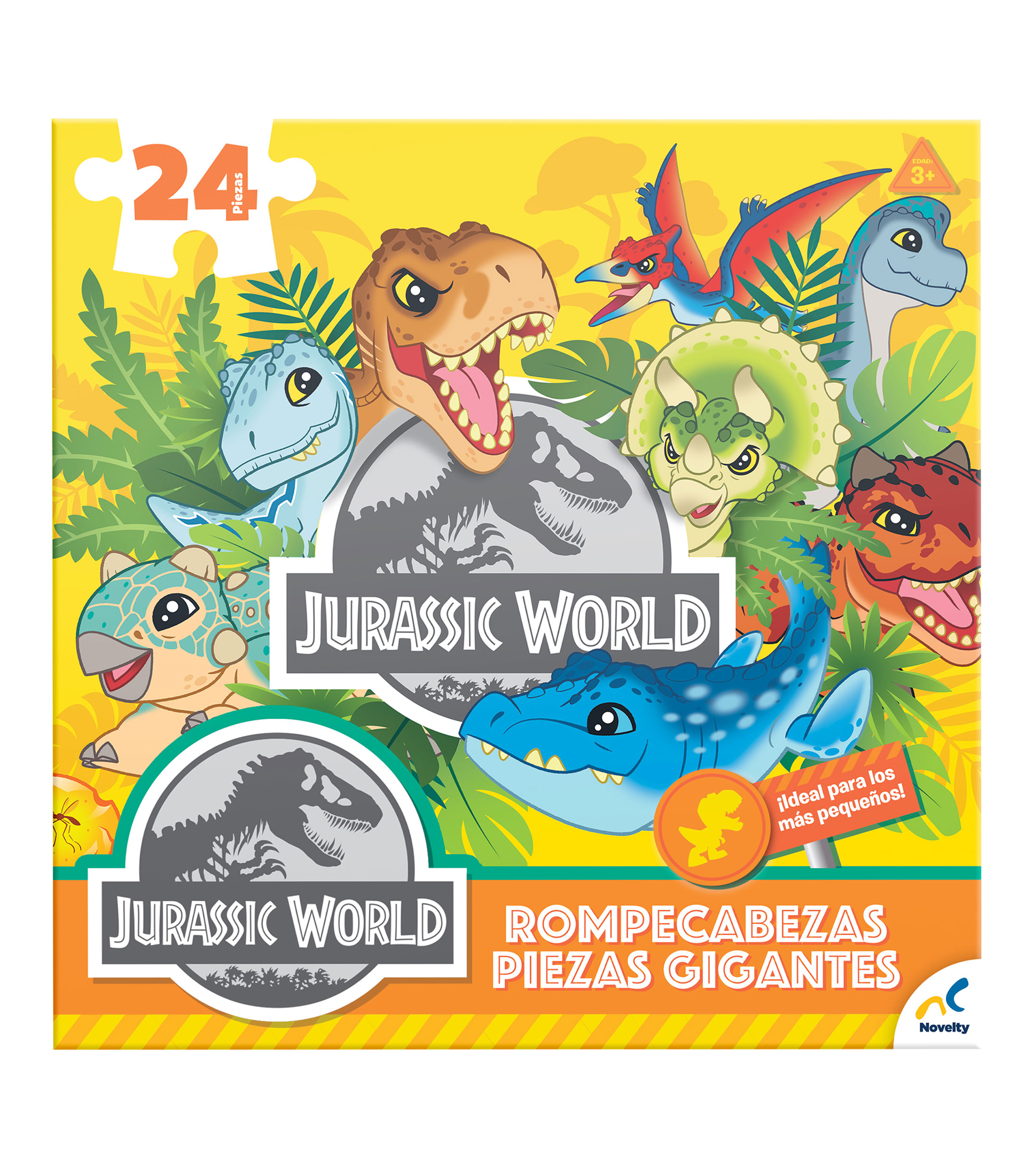 Novelty: Rompecabezas Piezas Gigantes Jurassic World | El Palacio de Hierro