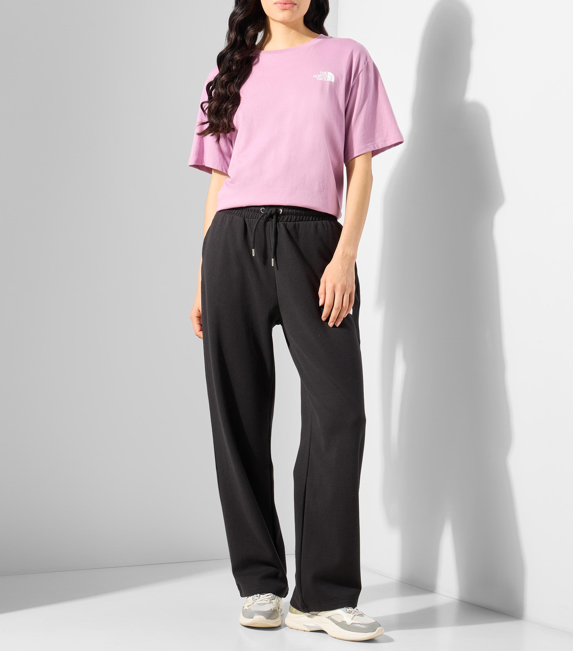 Playera cuello redondo manga corta estampada Glacier Drift Mujer