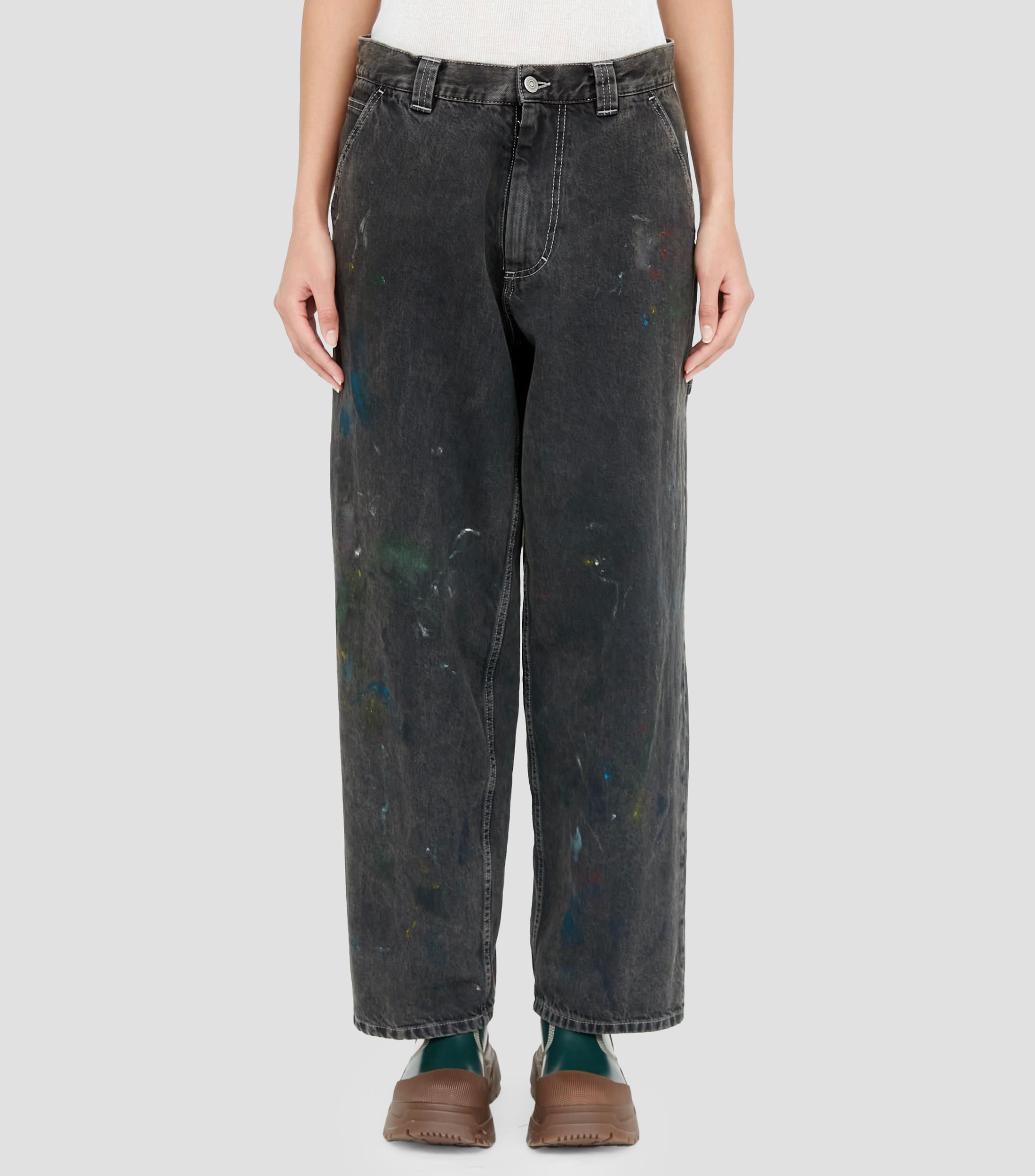 Jeans de corte Wideleg Mujer