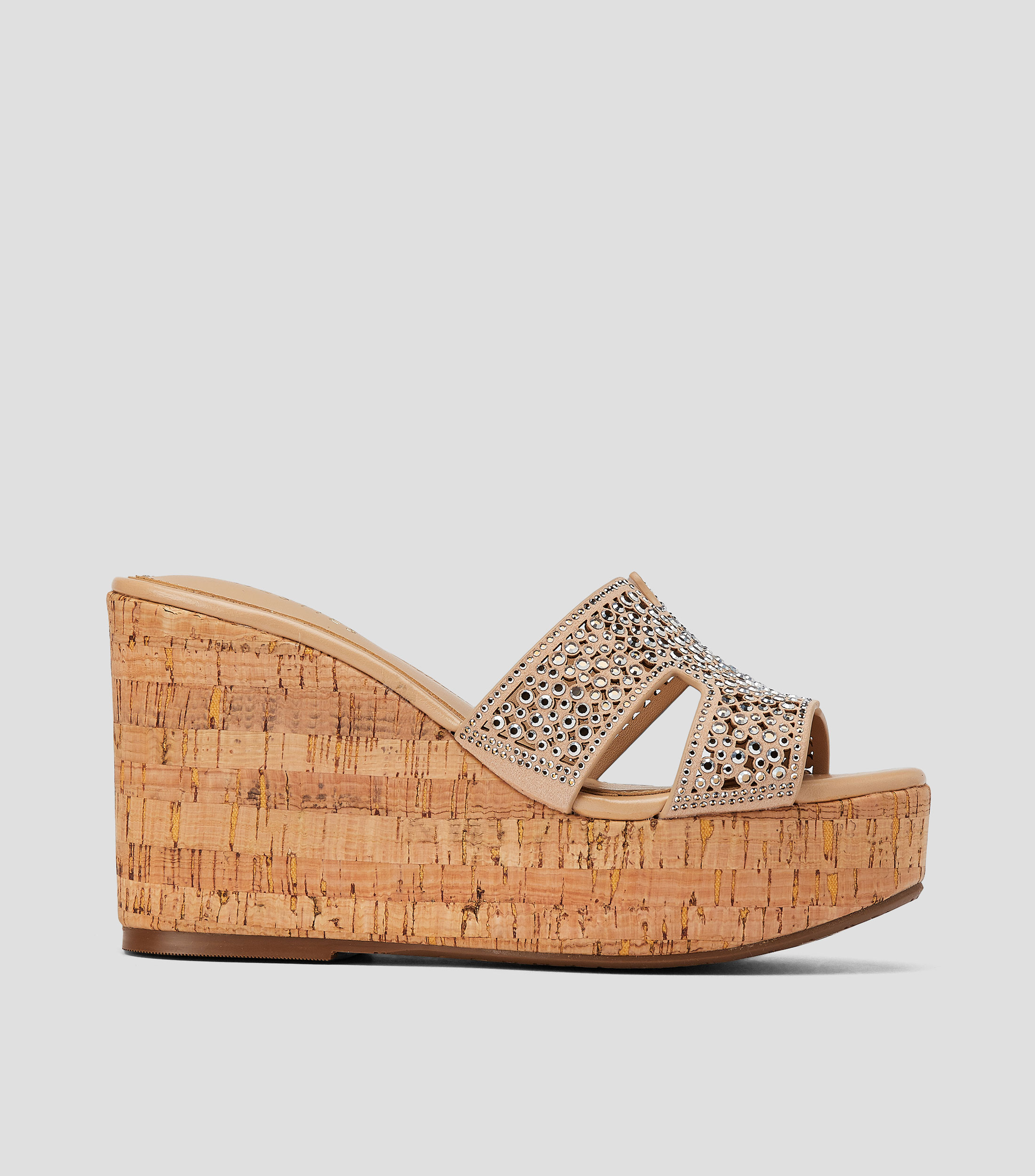 Sandalias con tacon alto y plataforma Algora Mujer