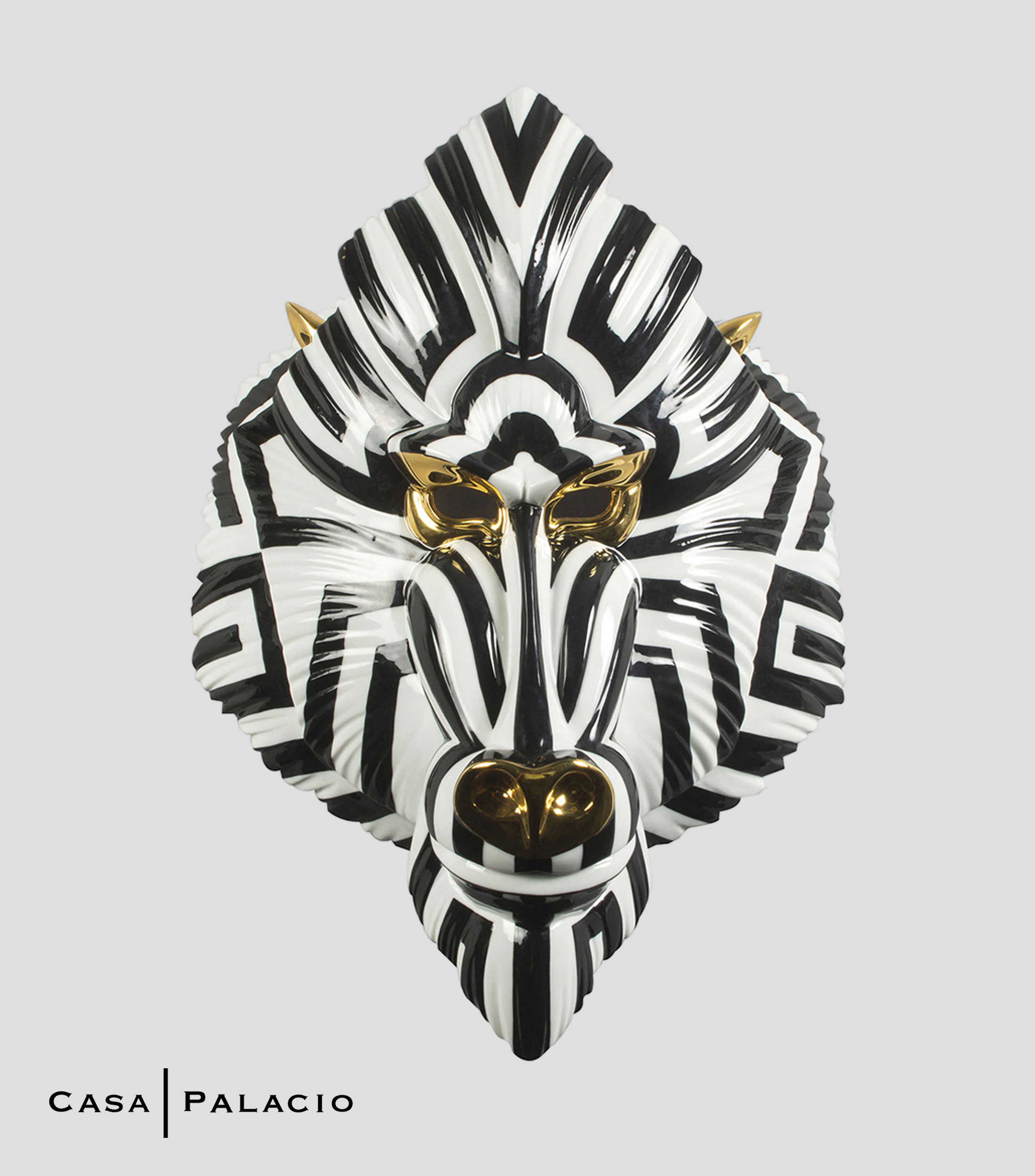 Mascara Mandril en porcelana