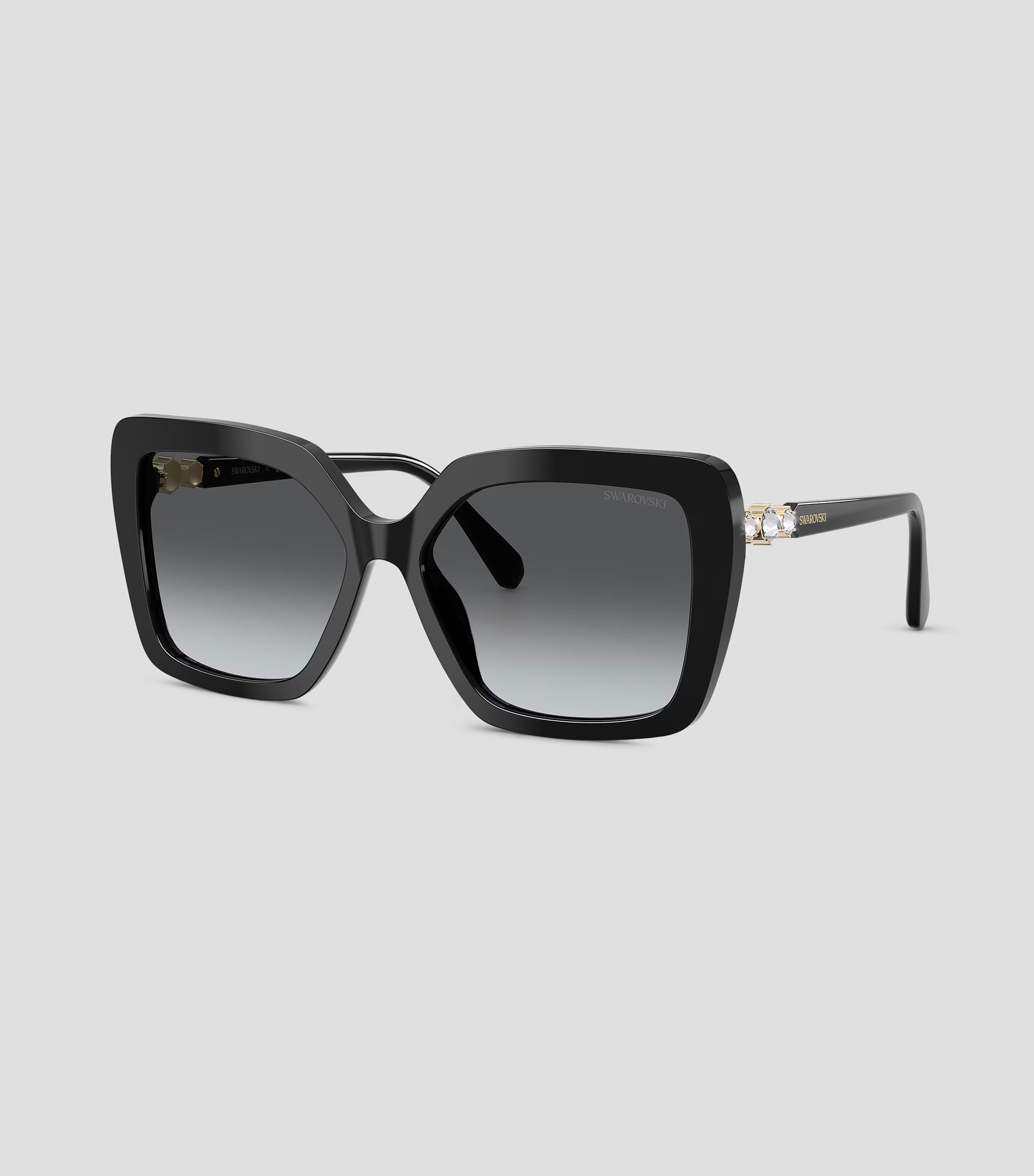 Lentes de sol mariposa negros Mujer
