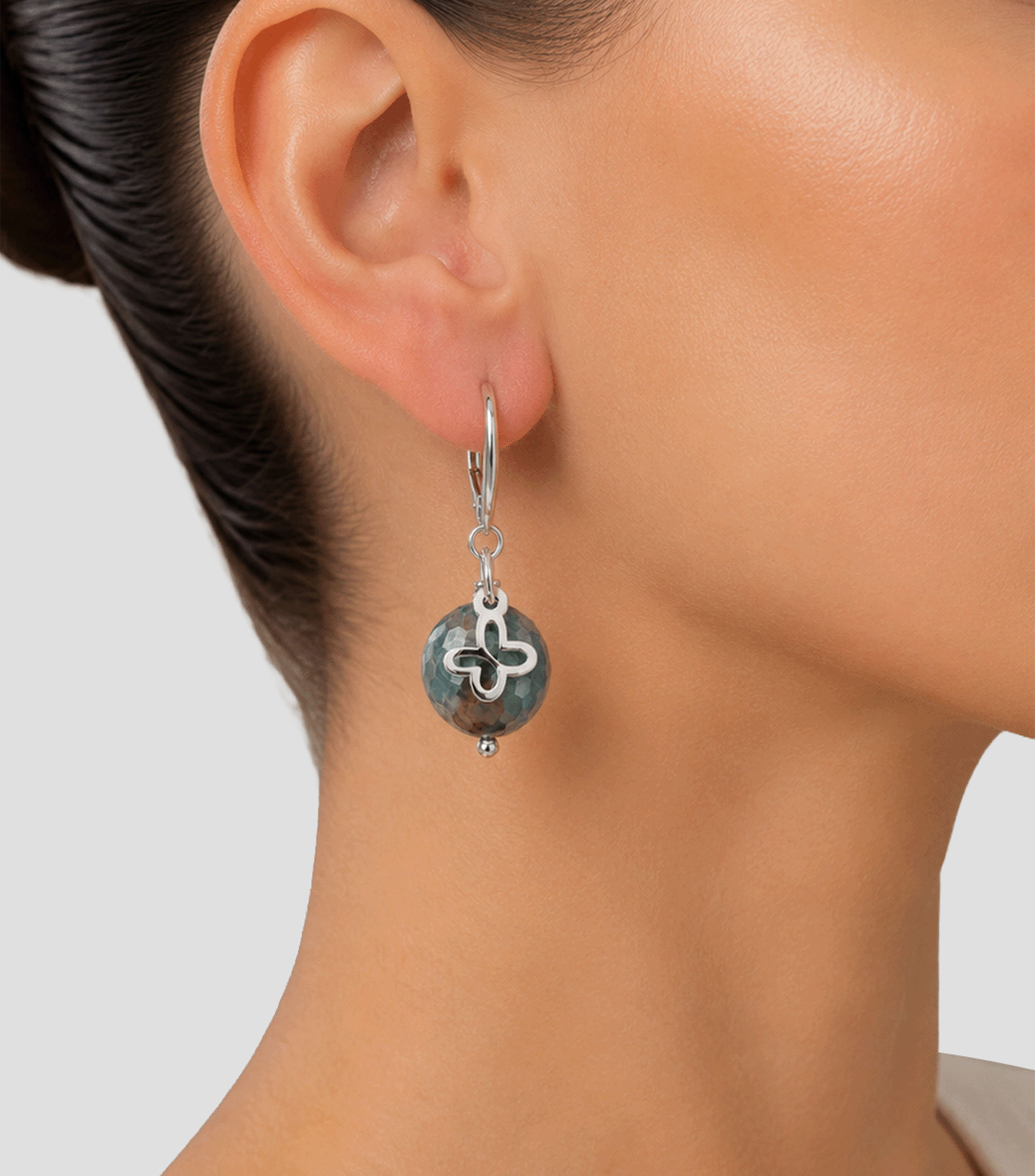 Aretes en Plata .925 Mariposa Mujer