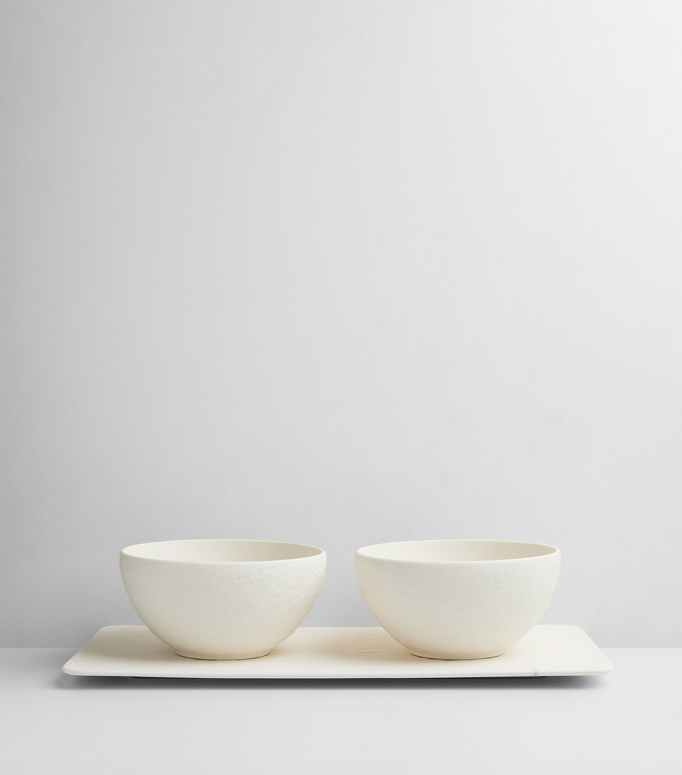 Set 2 bowls con charola Manufacture liso