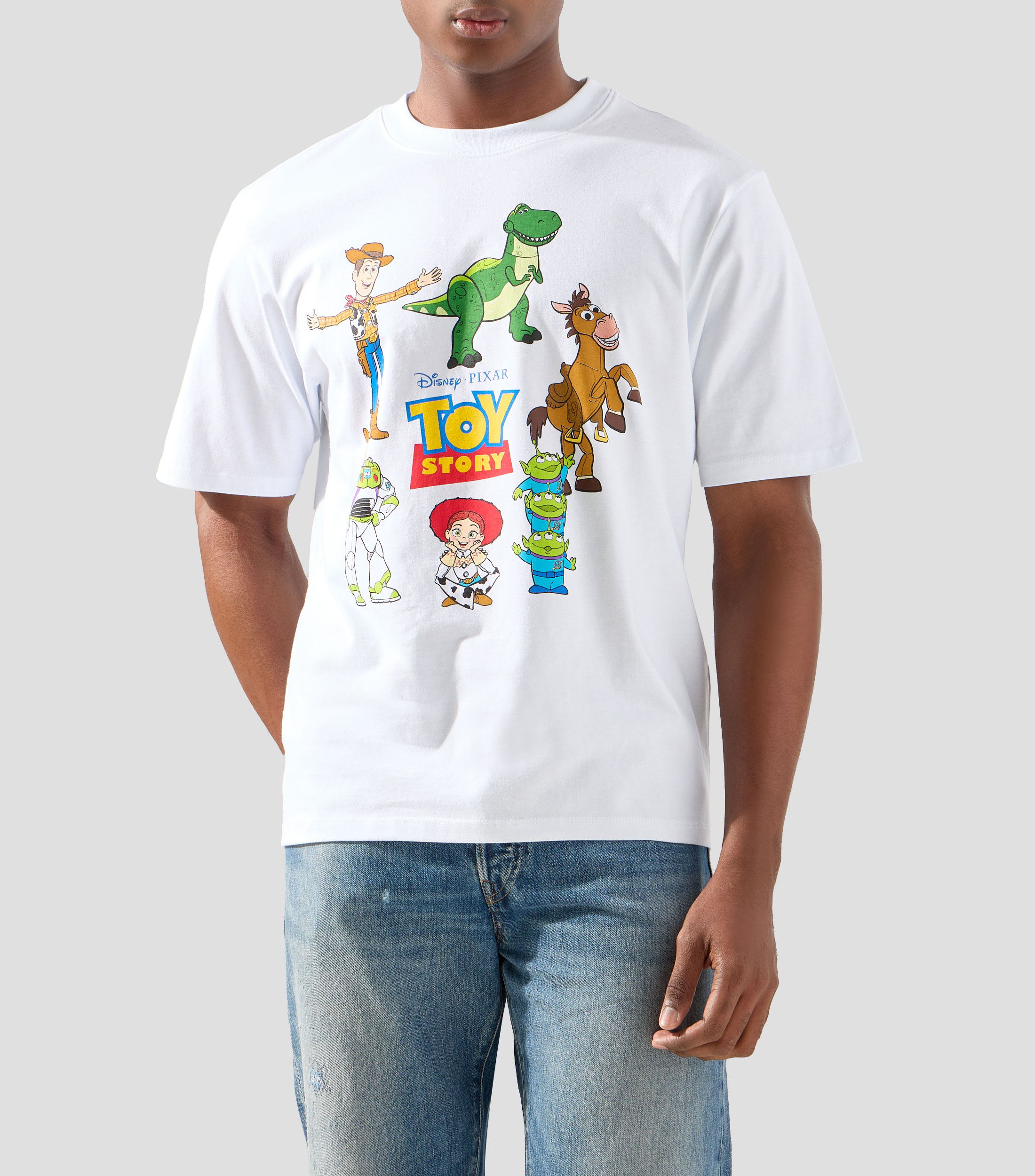 Playera cuello redondo manga corta con estampado Toy Story Hombre