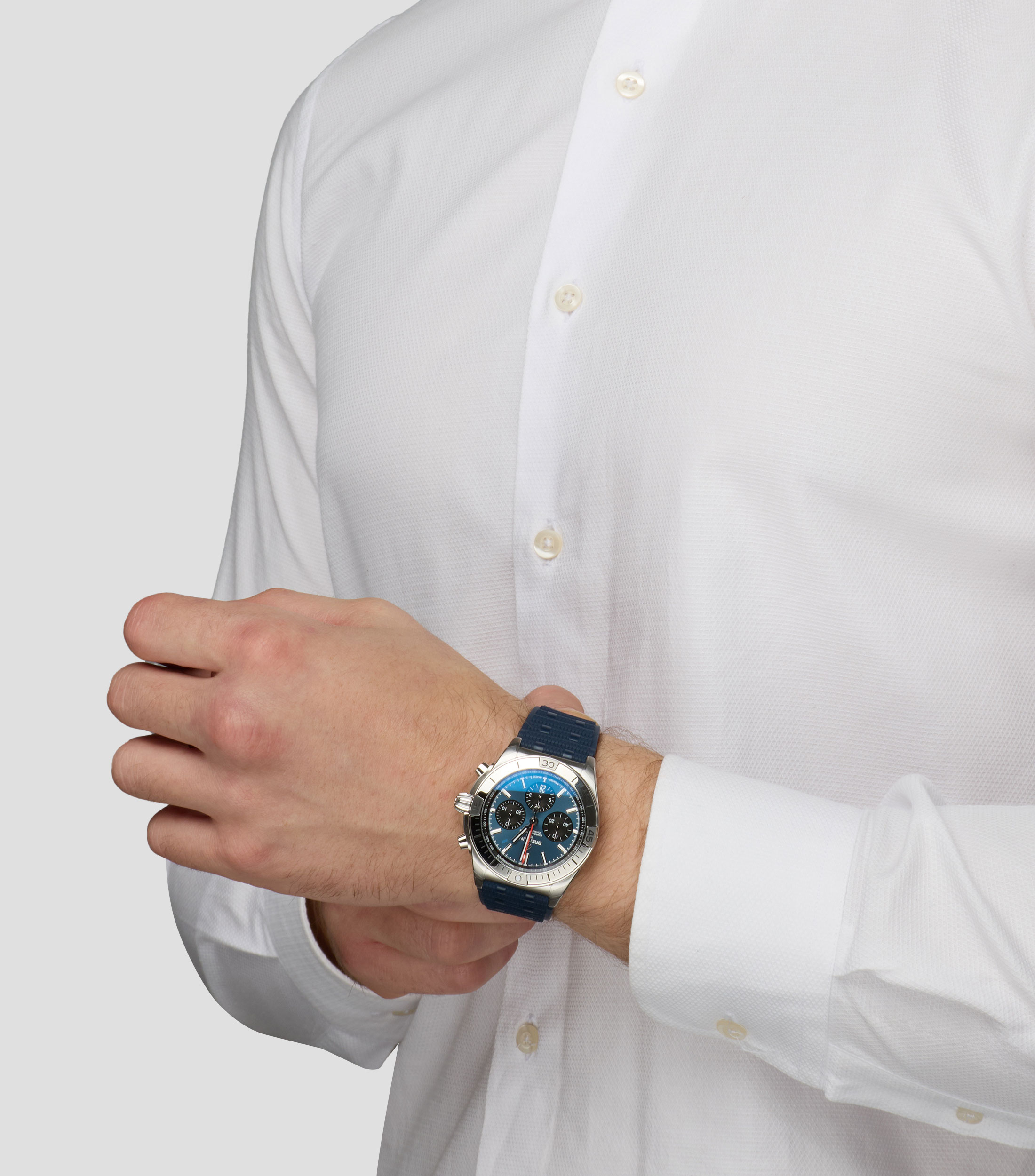 Reloj para Hombre Chronomat B01 casual, plateado