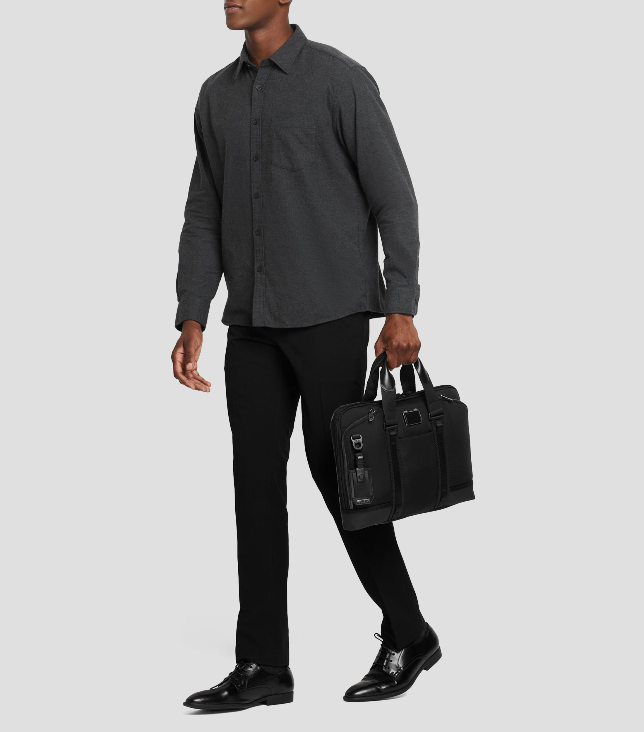 Maletín negro Academy Brief Hombre