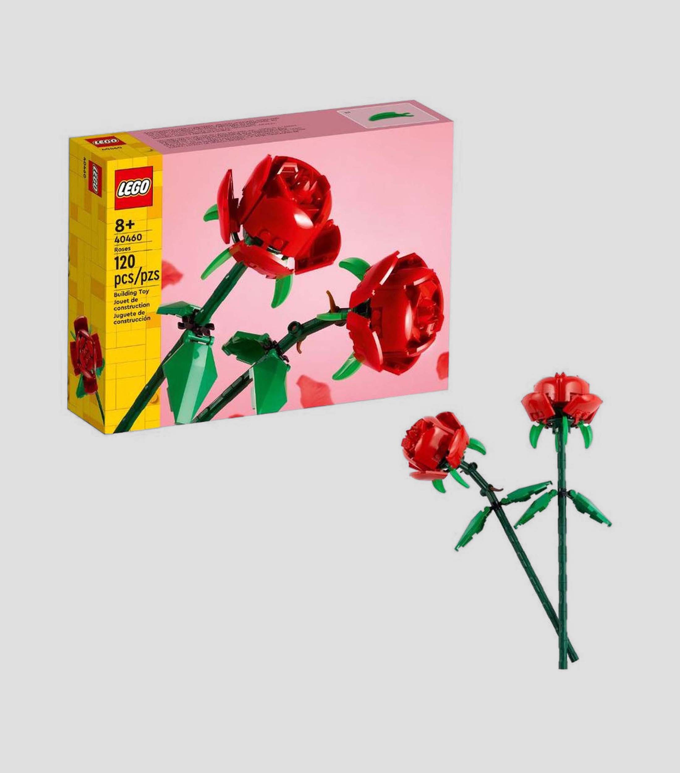 Lego Rosas Kit de construcción decorativa 40460