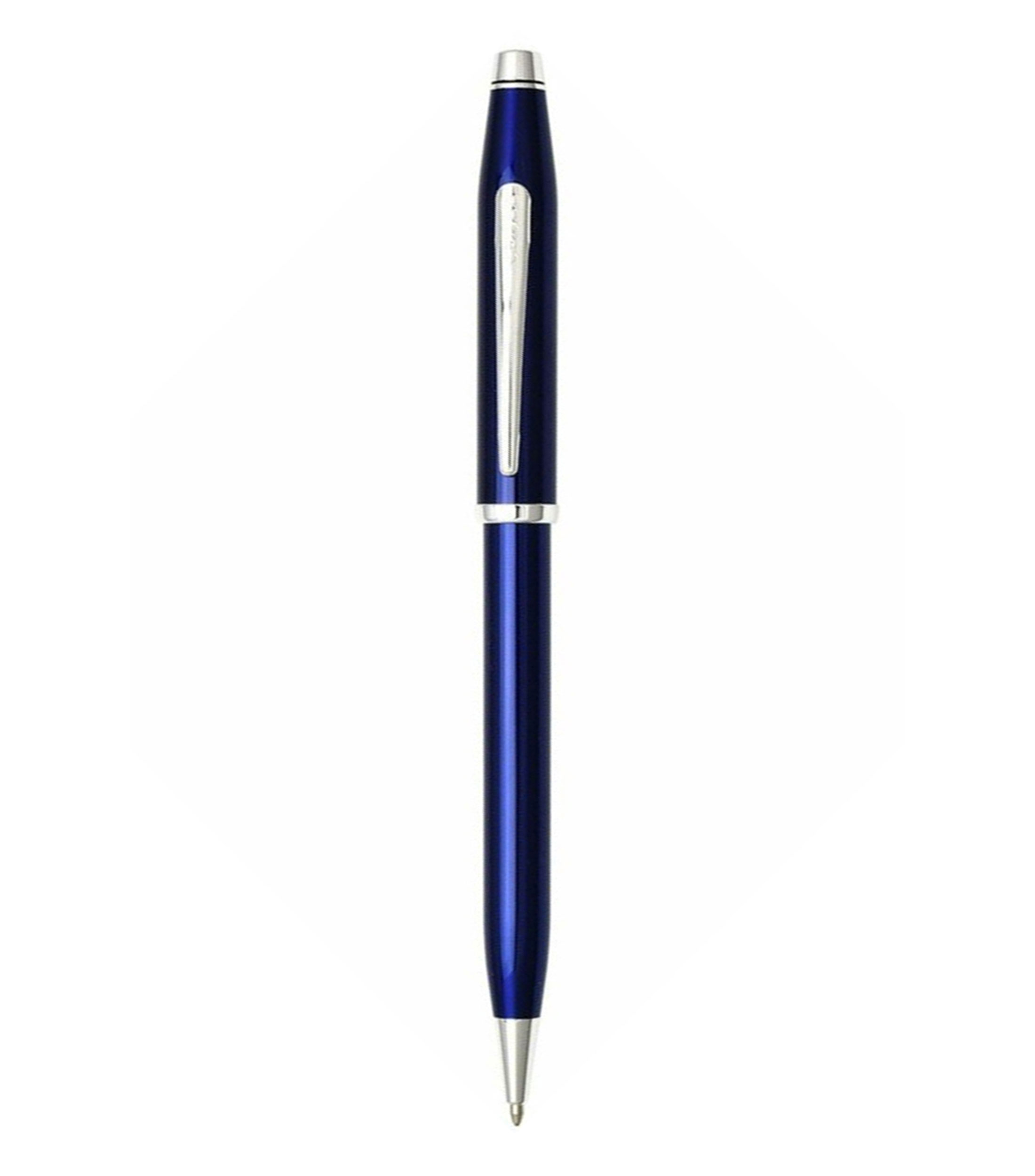 Boligrafo Century azul Cromo