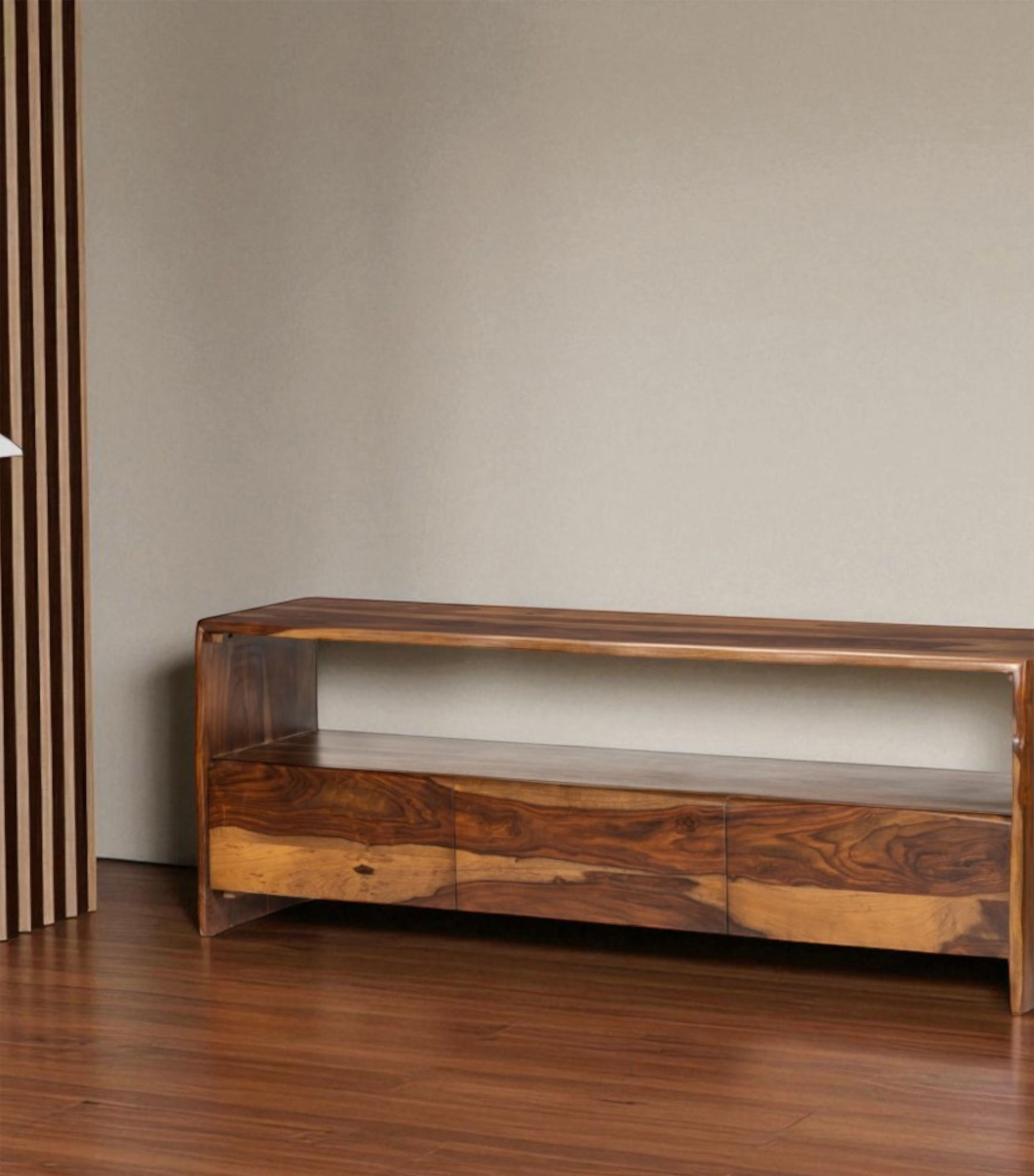 Mueble para TV de Madera de Shesham
