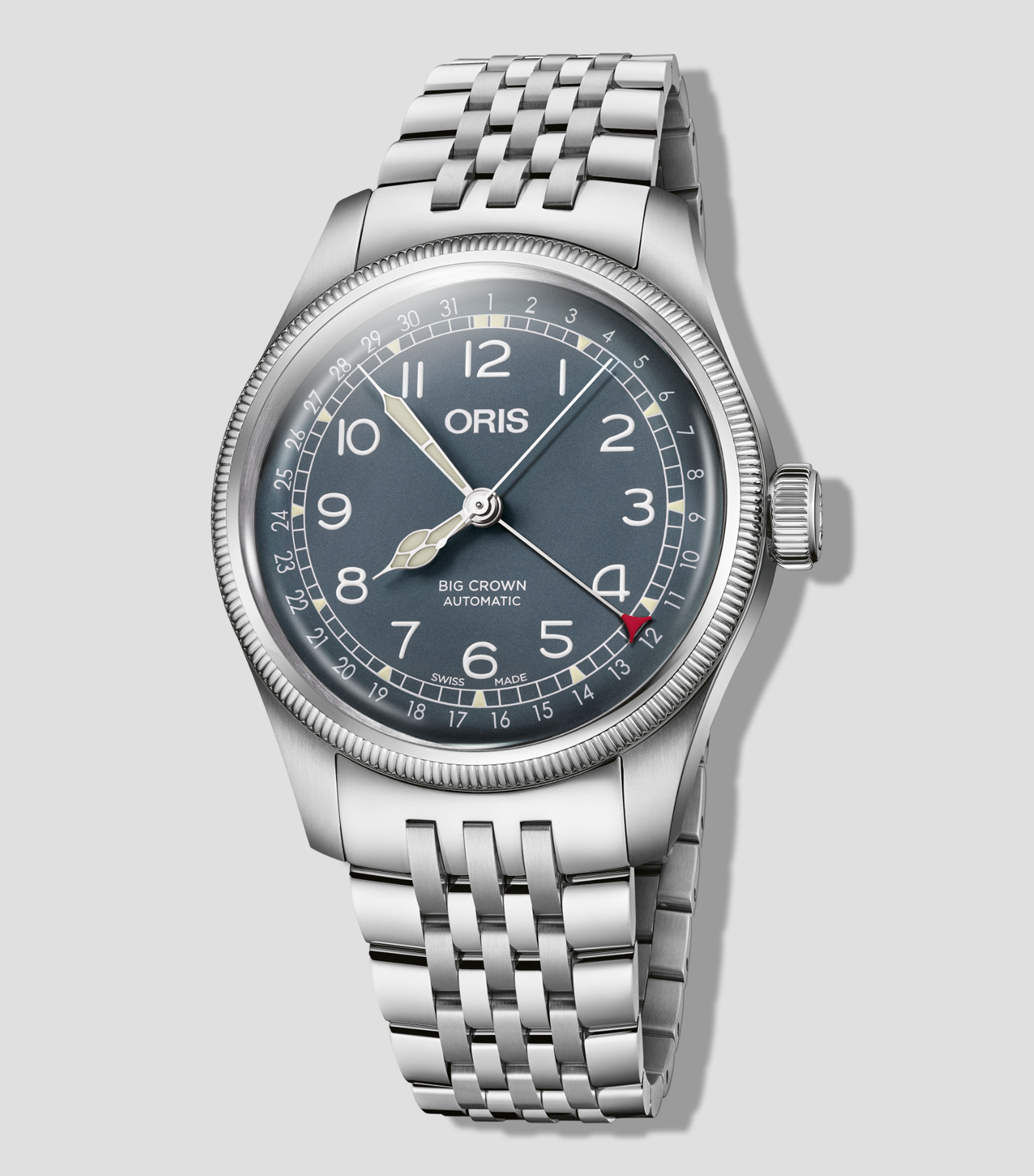 Reloj para Hombre 2026 Casual Plateado