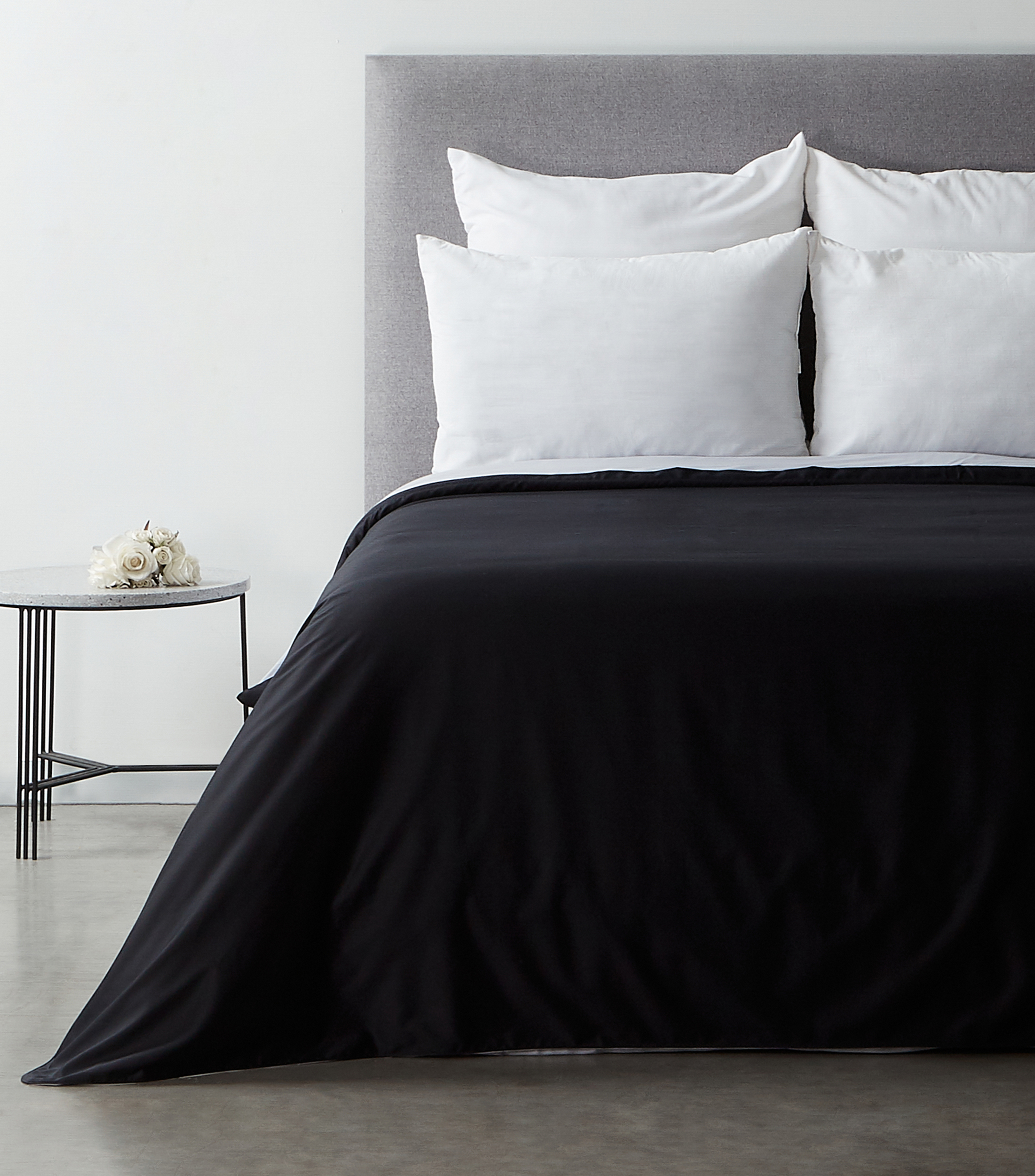Funda para duvet Matrimonial - Queen Size Negro