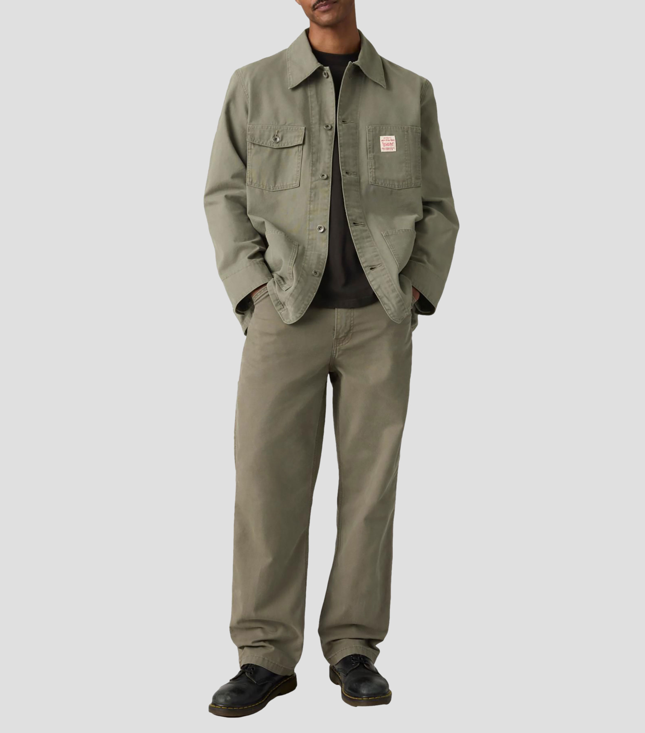 Jeans de corte relaxed Hombre