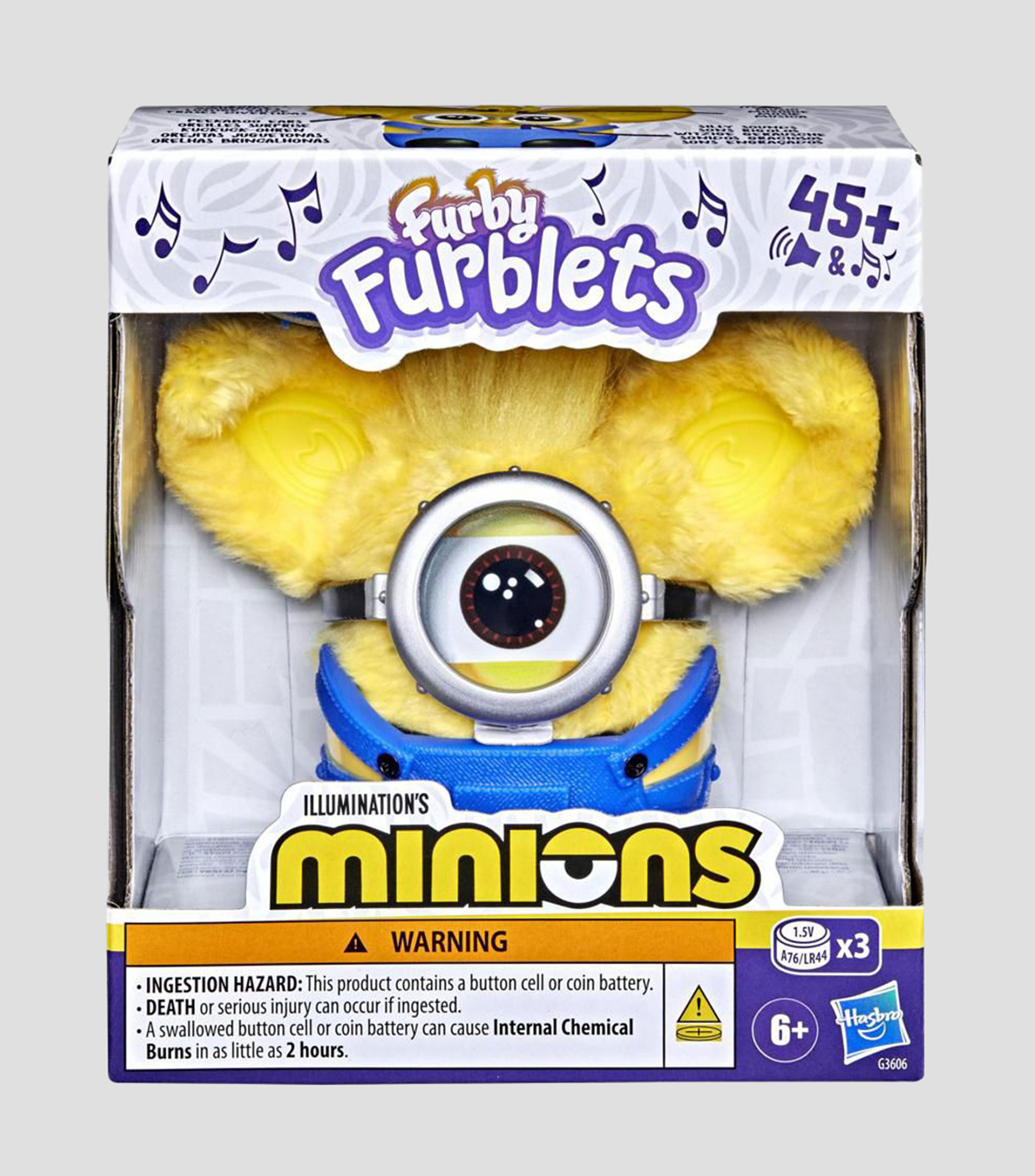 Peluche interactivo Furby Furblets Minions