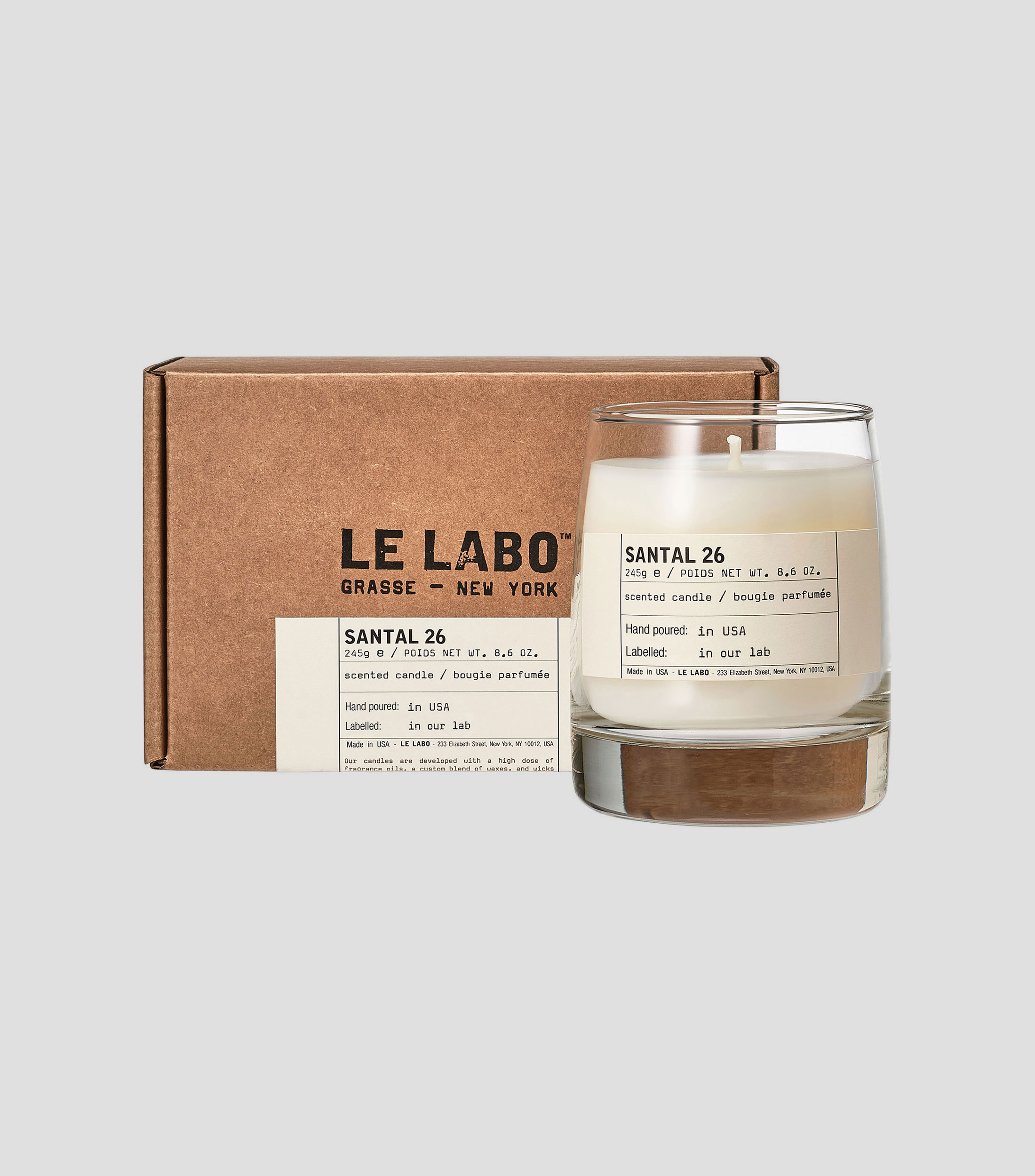 Vela aromática Santal 26, 245 gr