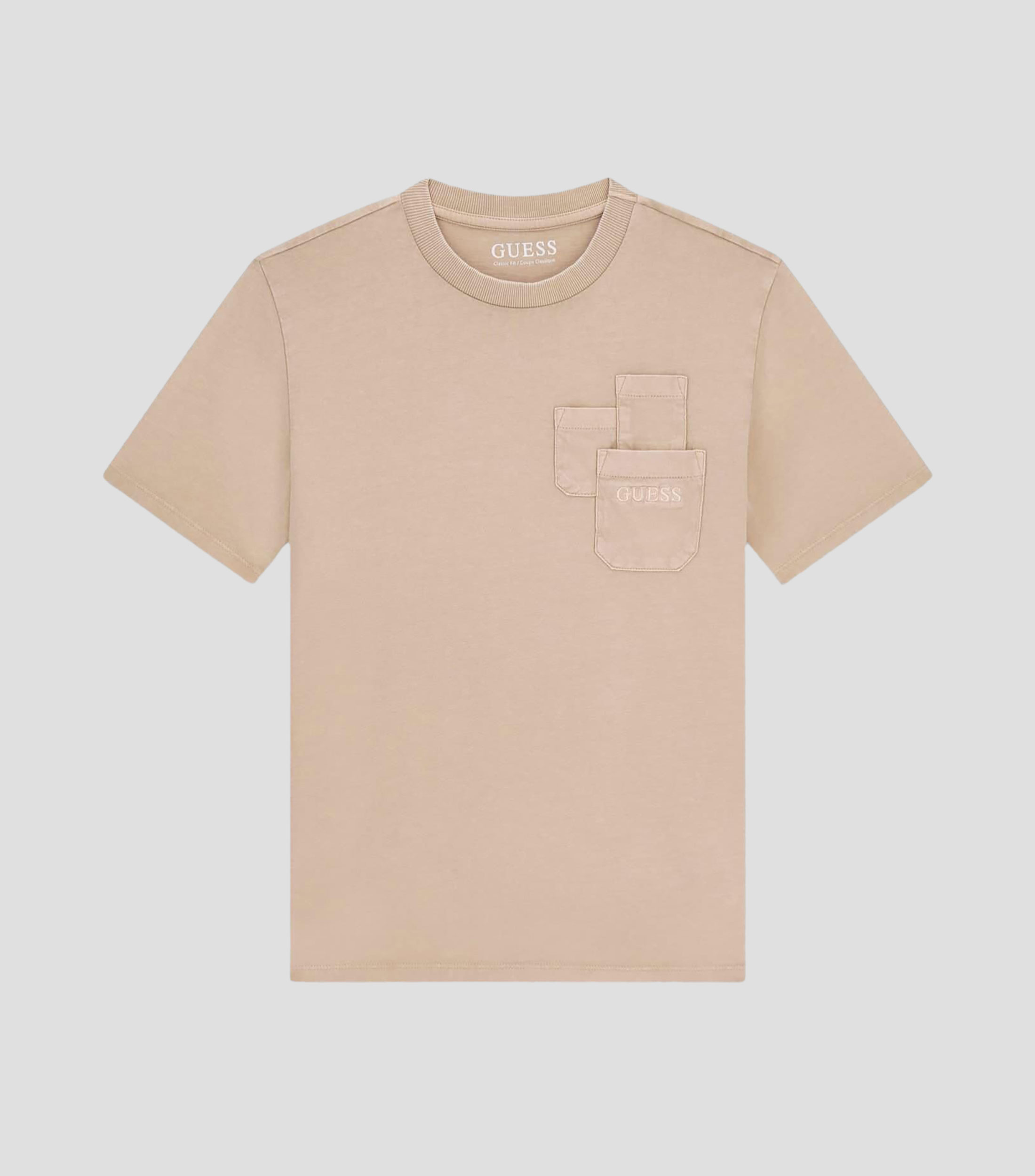 Playera cuello redondo manga corta lisa Niño