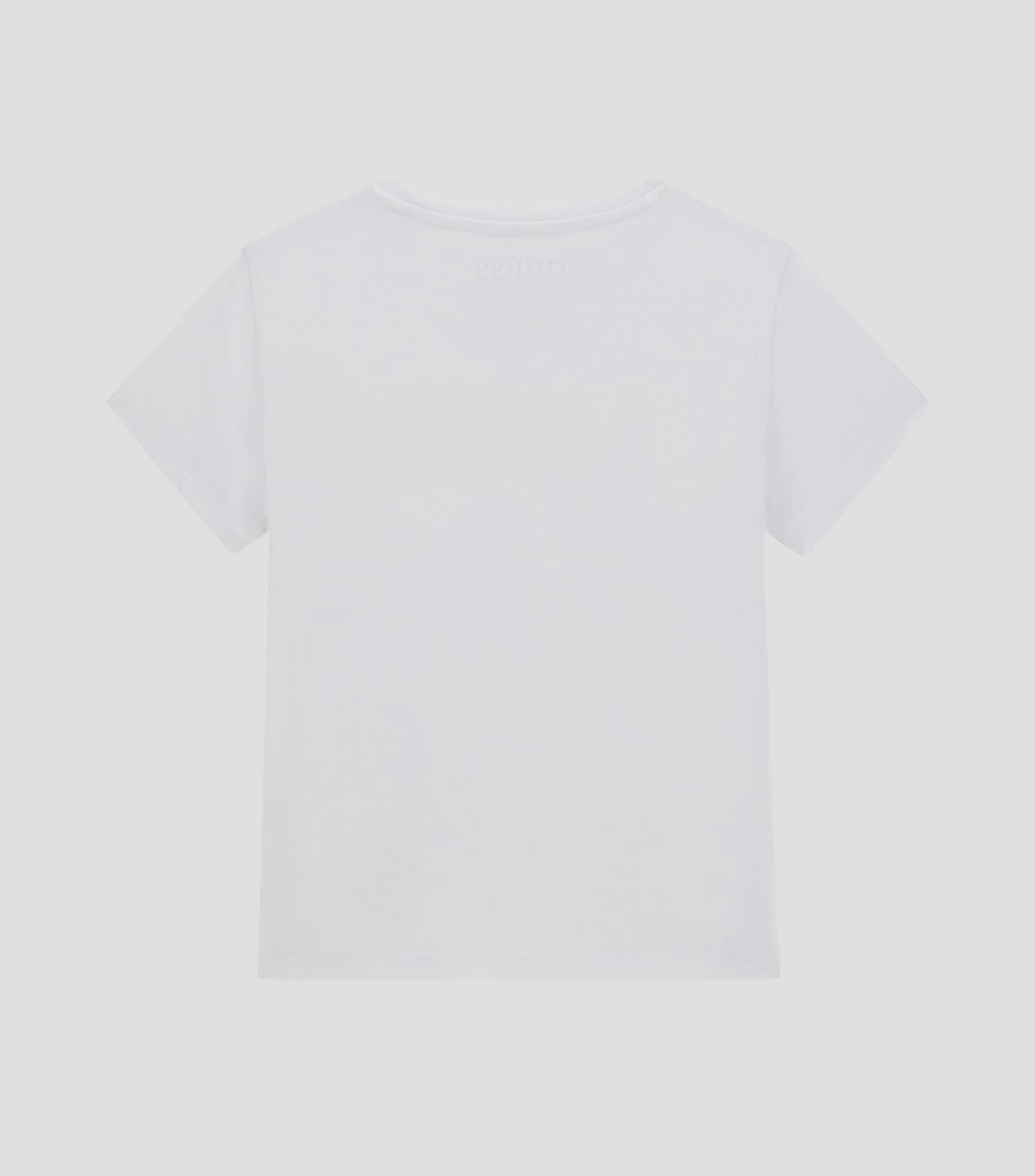 Playera cuello redondo manga corta estampada Niña